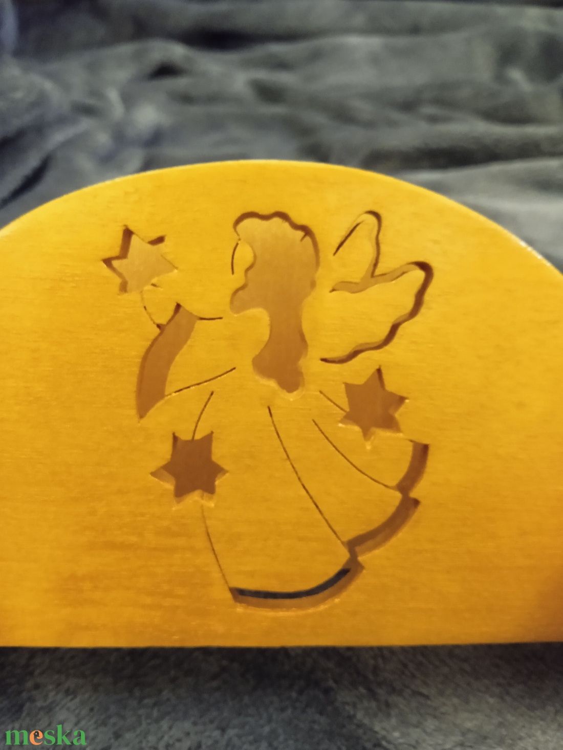 Angyalkás szalvétatartó - otthon & életmód - dekoráció - asztal és polc dekoráció - asztaldísz - Meska.hu