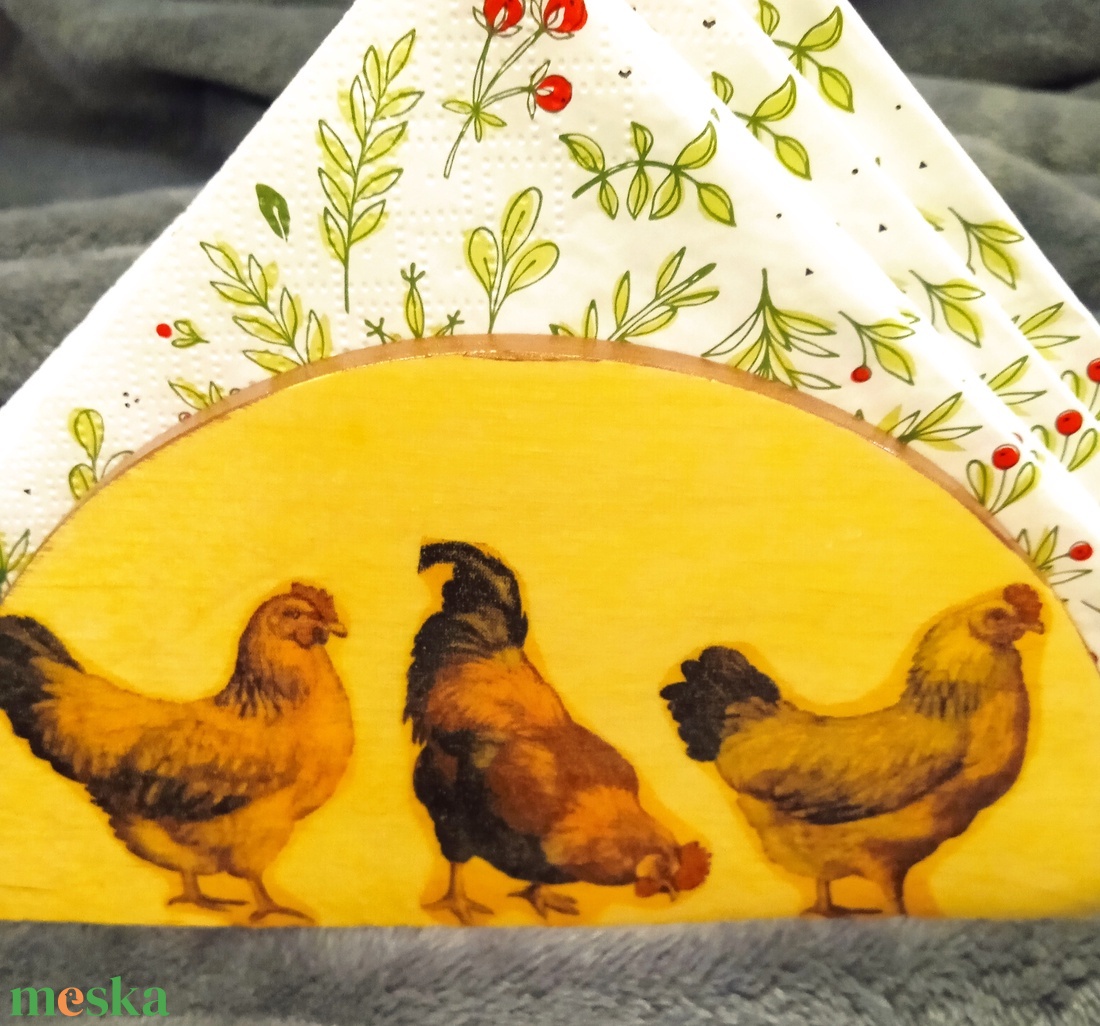 Fa szalvétatató - 2. - otthon & életmód - dekoráció - asztal és polc dekoráció - asztaldísz - Meska.hu