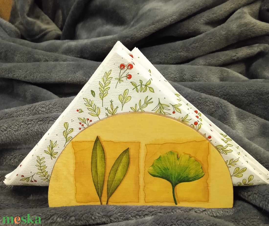 Fa szalvétatató - 4. - otthon & életmód - dekoráció - asztal és polc dekoráció - asztaldísz - Meska.hu