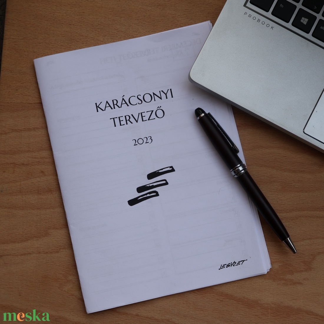 Nyomtatható jegyzetfüzet - karácsonyi tervező - otthon & életmód - papír, írószer - jegyzetfüzet & napló - Meska.hu