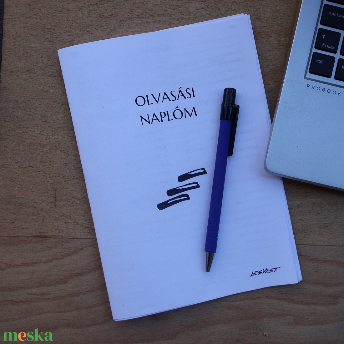 Nyomtatható jegyzetfüzet - olvasási napló gyerekeknek - otthon & életmód - papír, írószer - jegyzetfüzet & napló - Meska.hu