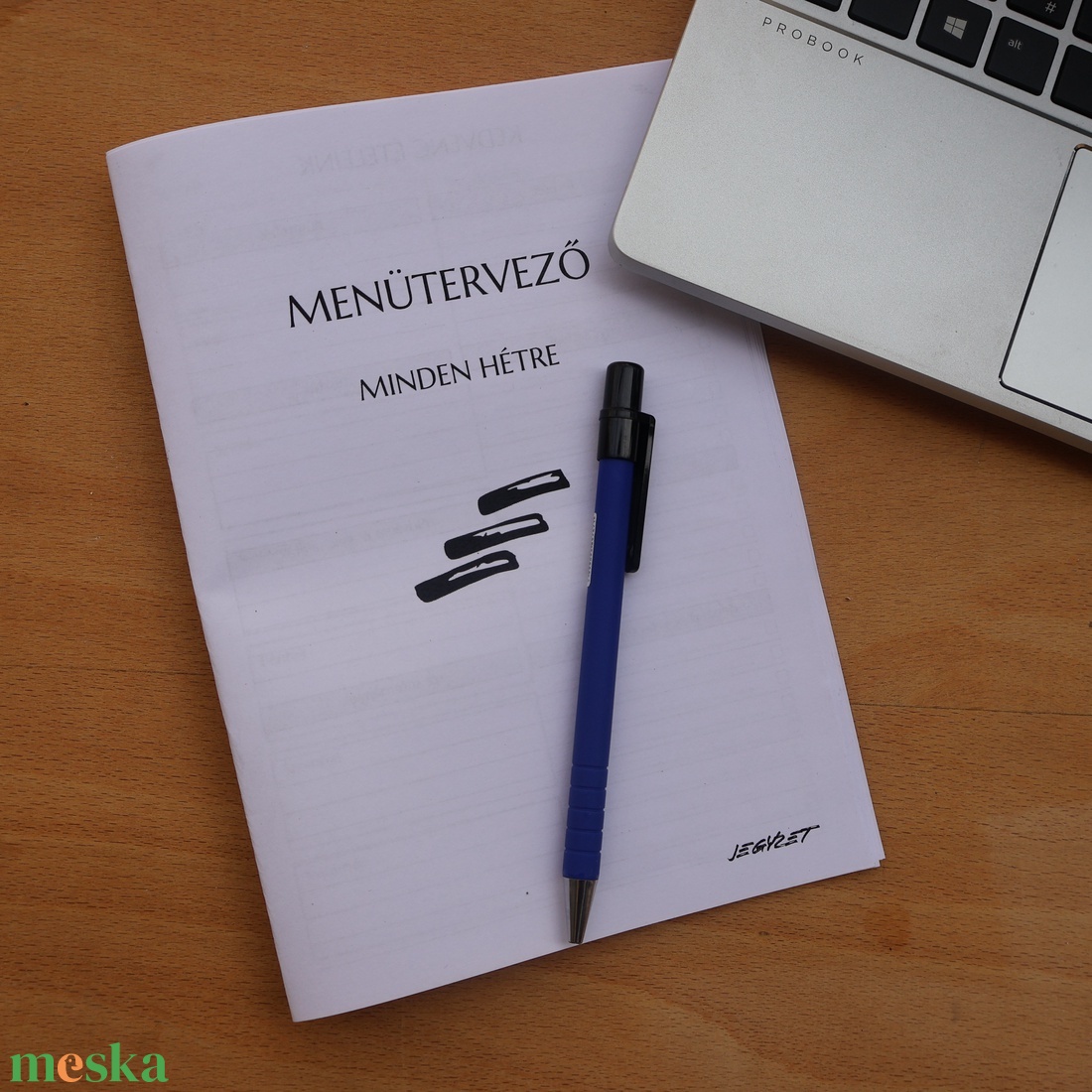 Nyomtatható jegyzetfüzet - heti menütervező - otthon & életmód - papír, írószer - jegyzetfüzet & napló - Meska.hu
