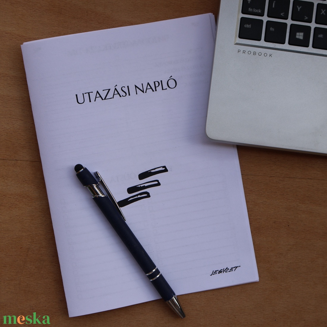 Nyomtatható jegyzetfüzet - utazási napló - otthon & életmód - papír, írószer - jegyzetfüzet & napló - Meska.hu