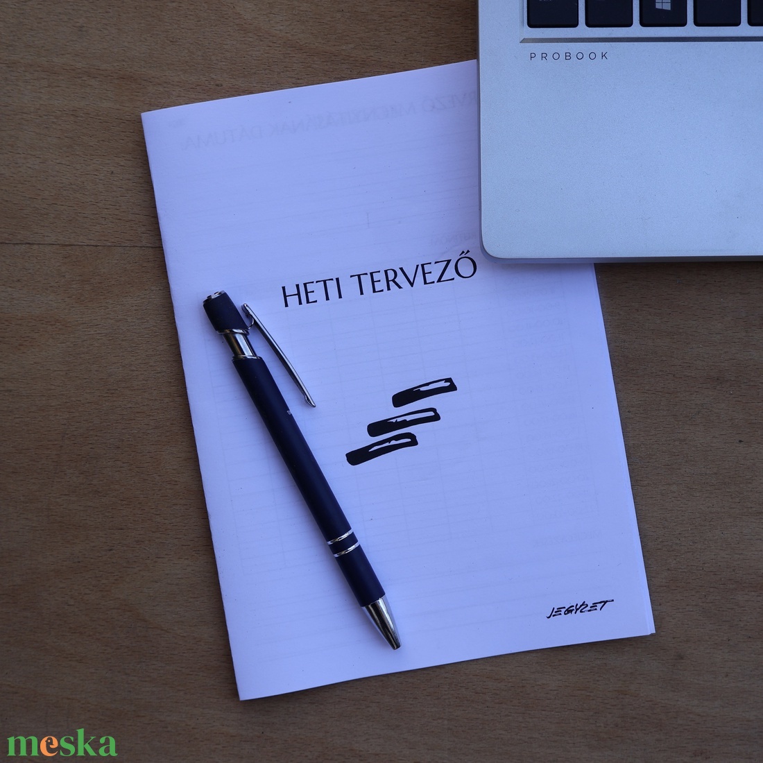 Nyomtatható jegyzetfüzet - heti tervező - otthon & életmód - papír, írószer - jegyzetfüzet & napló - Meska.hu