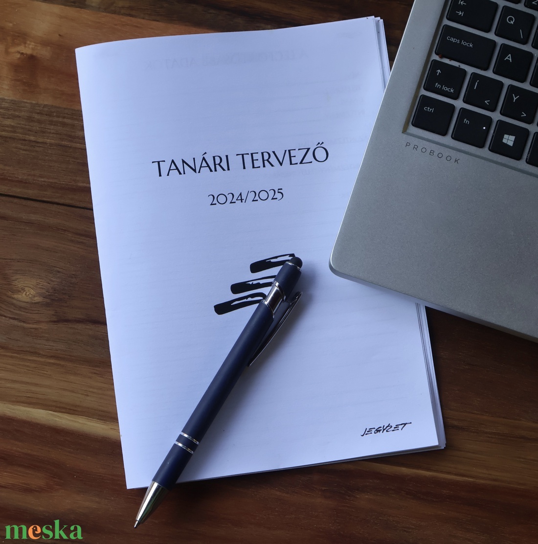 Nyomtatható jegyzetfüzet - tanári tervező - otthon & életmód - papír, írószer - jegyzetfüzet & napló - Meska.hu