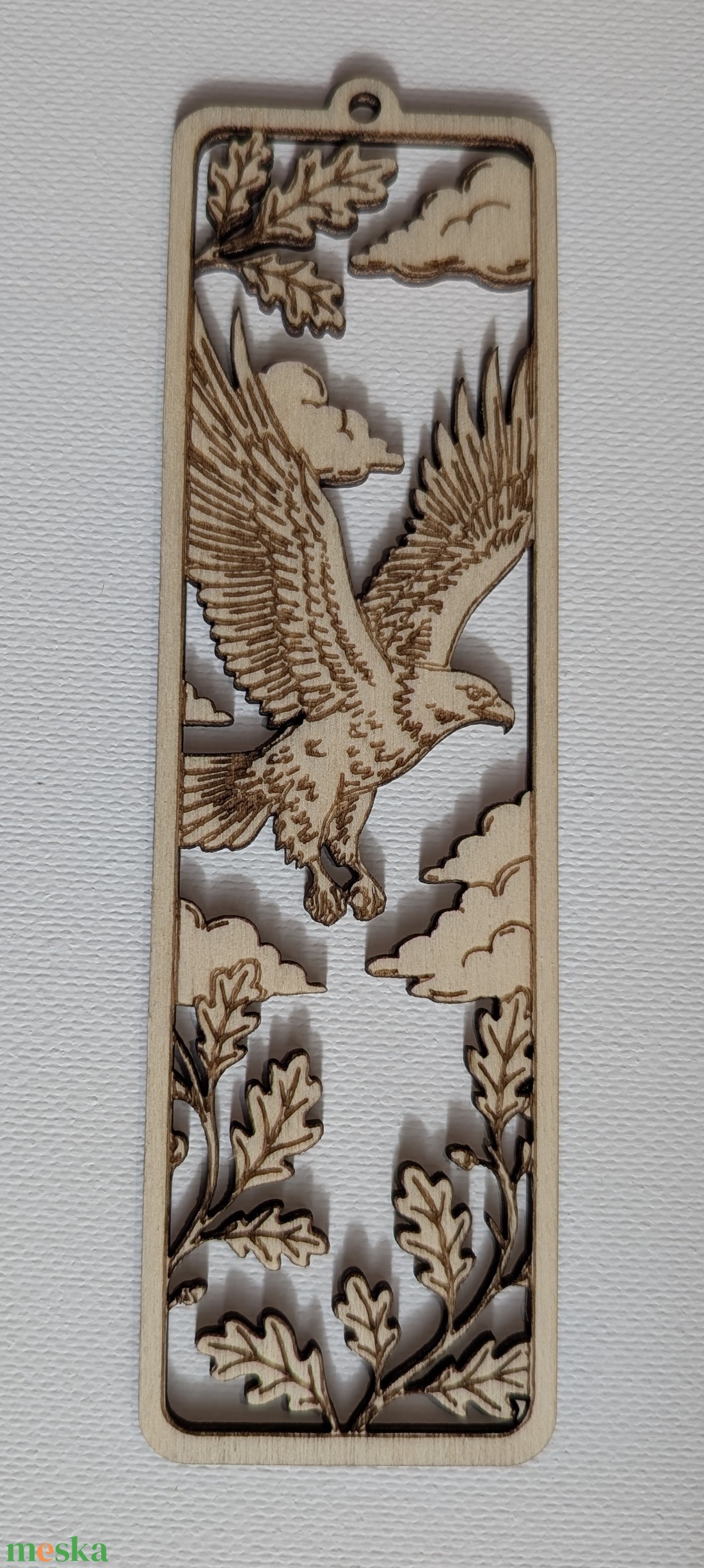 Gravírozott könyvjelző Sas - könyv & zene - könyvjelző - Meska.hu
