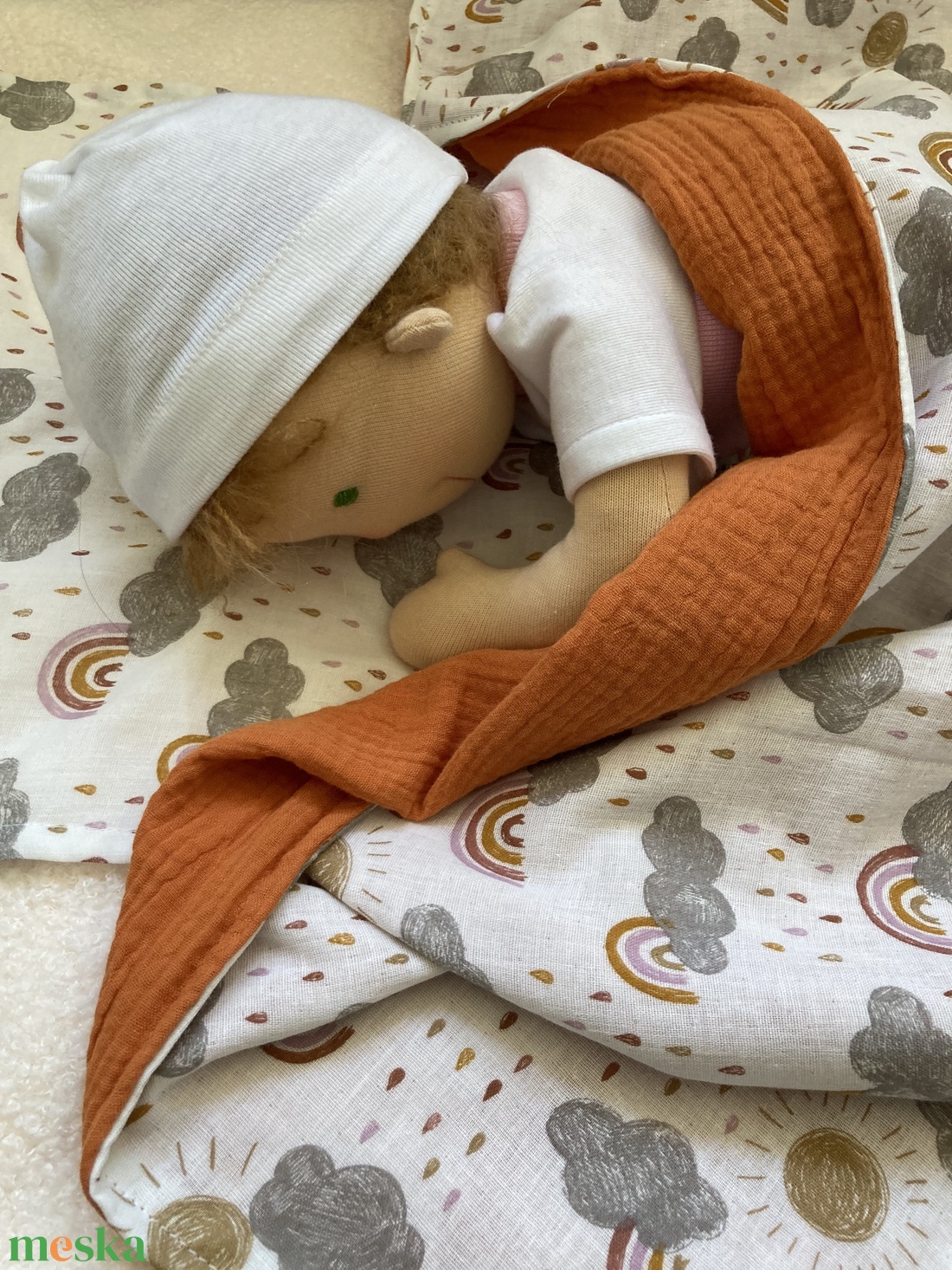 Duplagéz takaró - otthon & életmód - babaszoba, gyerekszoba - babatakaró, gyerek pléd - Meska.hu