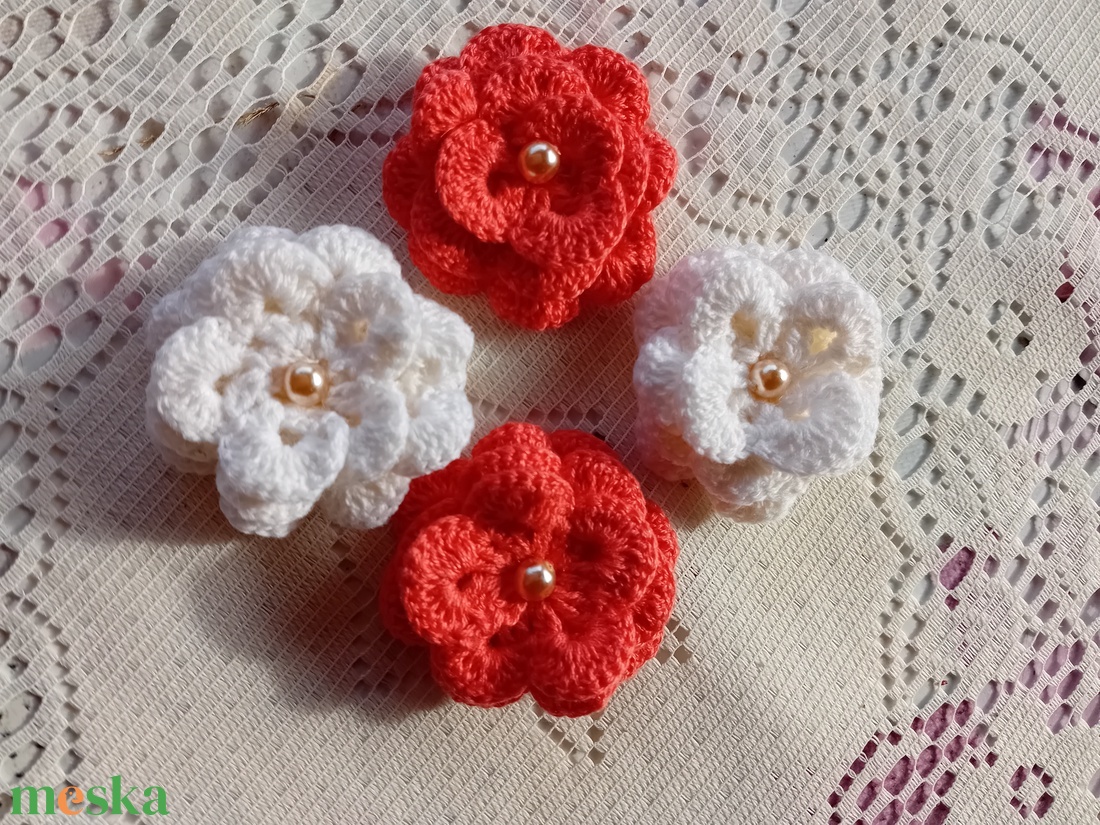 Horgolt kamélia virág vegyes  - otthon & életmód - dekoráció - dísztárgy - Meska.hu Horgolt kamélia virág vegyes  - otthon & életmód - dekoráció - dísztárgy - Meska.hu