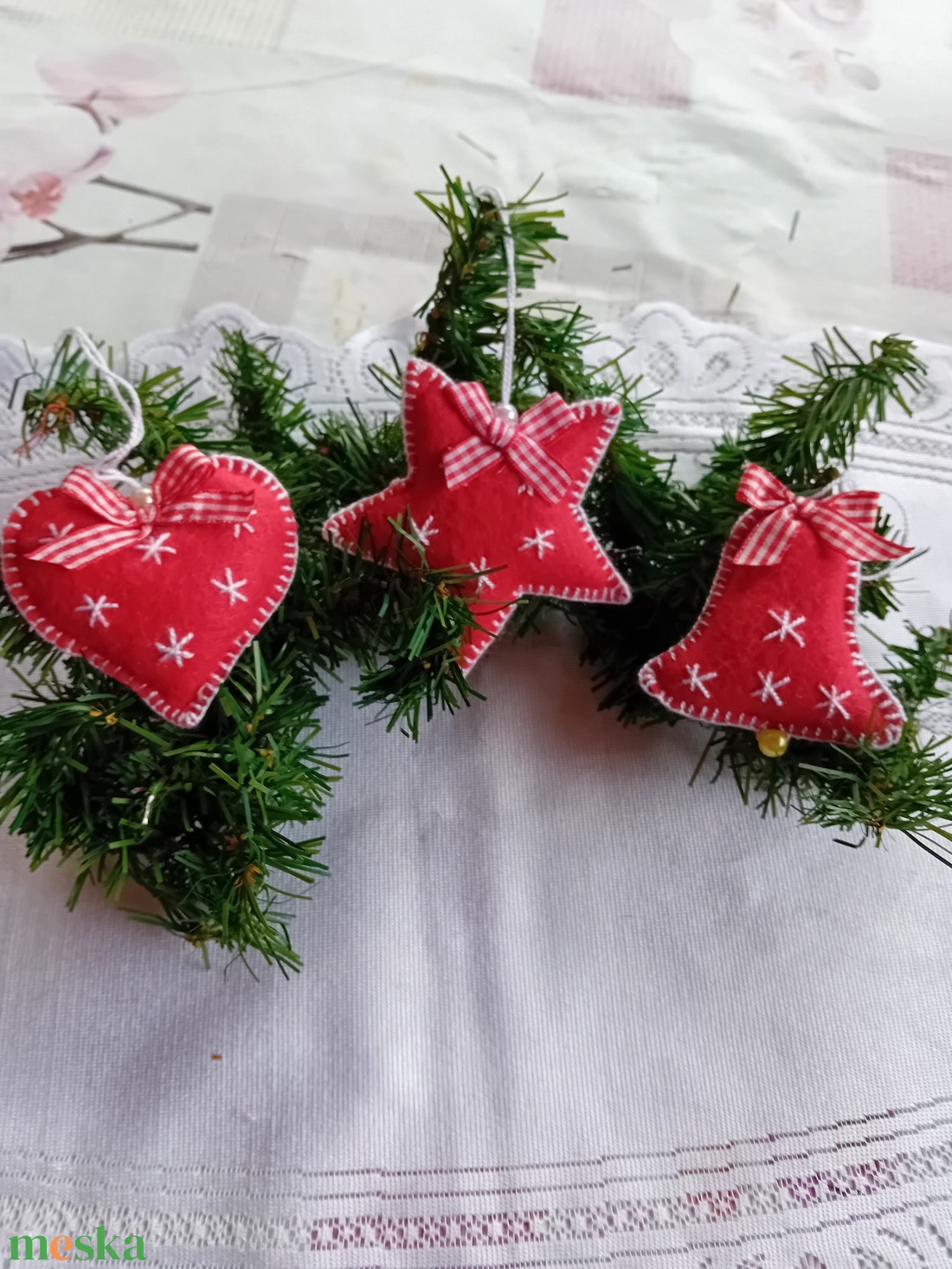 Karácsonyfadísz, dekoráció - karácsony - karácsonyi lakásdekoráció - karácsonyfadíszek - Meska.hu