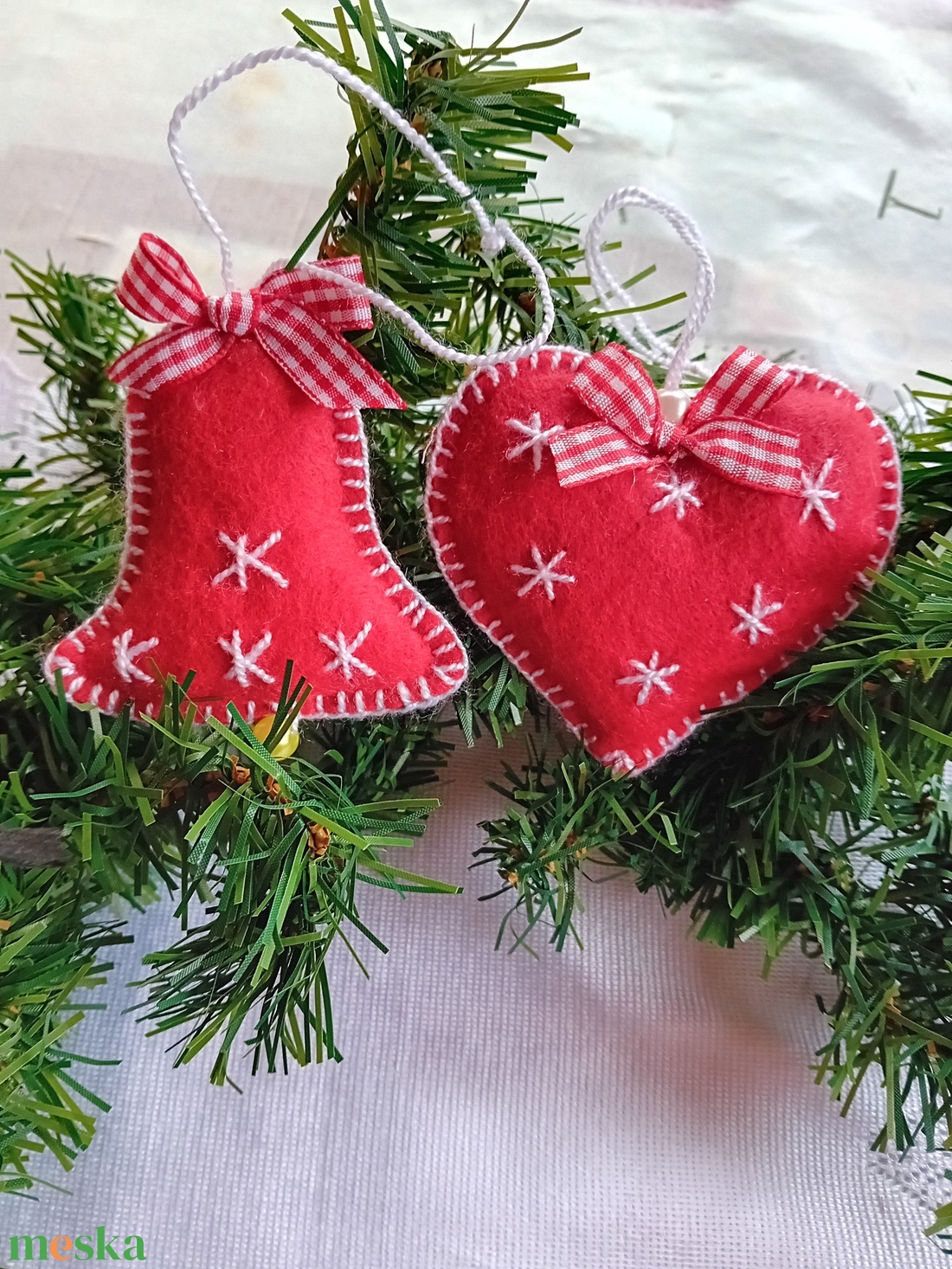 Karácsonyfadísz, dekoráció - karácsony - karácsonyi lakásdekoráció - karácsonyfadíszek - Meska.hu