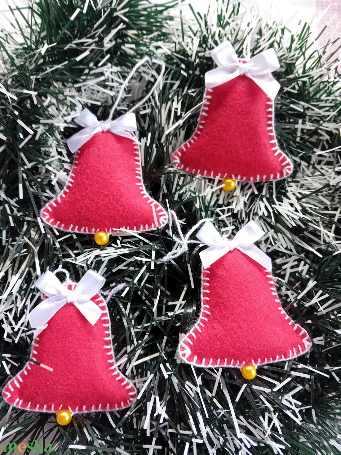 Karácsonyi filcharang - karácsony - karácsonyi lakásdekoráció - karácsonyfadíszek - Meska.hu Karácsonyi filcharang - karácsony - karácsonyi lakásdekoráció - karácsonyfadíszek - Meska.hu