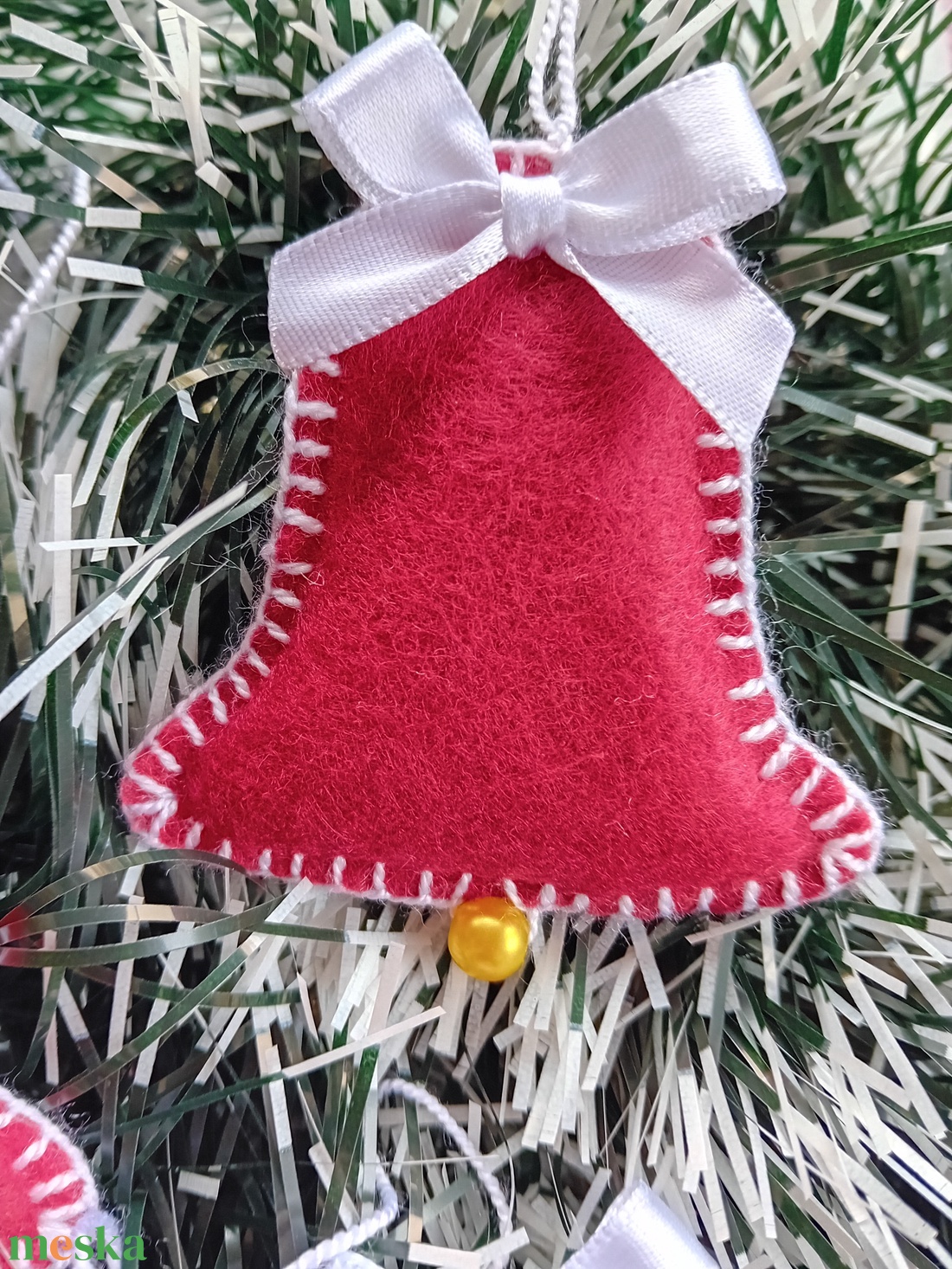 Karácsonyi filcharang - karácsony - karácsonyi lakásdekoráció - karácsonyfadíszek - Meska.hu Karácsonyi filcharang - karácsony - karácsonyi lakásdekoráció - karácsonyfadíszek - Meska.hu