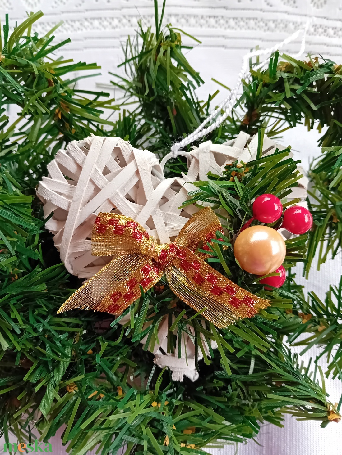 Karácsonyi szív függő dekoráció - karácsony - karácsonyi lakásdekoráció - karácsonyi lakásdíszek - Meska.hu Karácsonyi szív függő dekoráció - karácsony - karácsonyi lakásdekoráció - karácsonyi lakásdíszek - Meska.hu