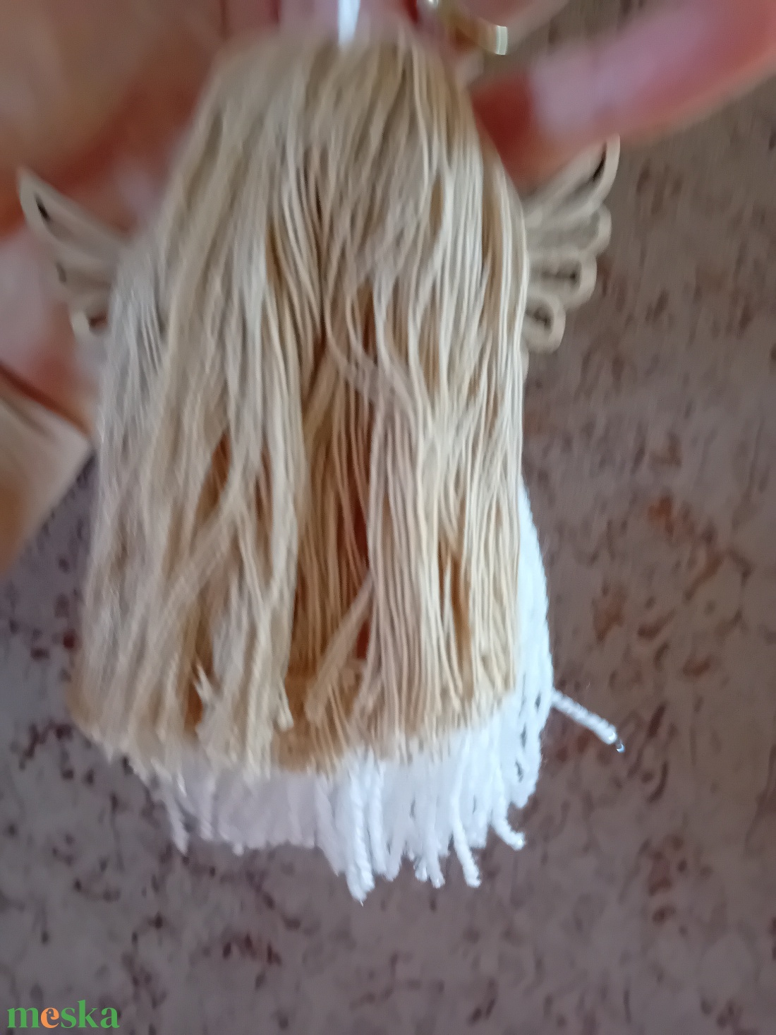 Karácsonyi fonal angyalka - karácsony - karácsonyi lakásdekoráció - karácsonyfadíszek - Meska.hu Karácsonyi fonal angyalka - karácsony - karácsonyi lakásdekoráció - karácsonyfadíszek - Meska.hu