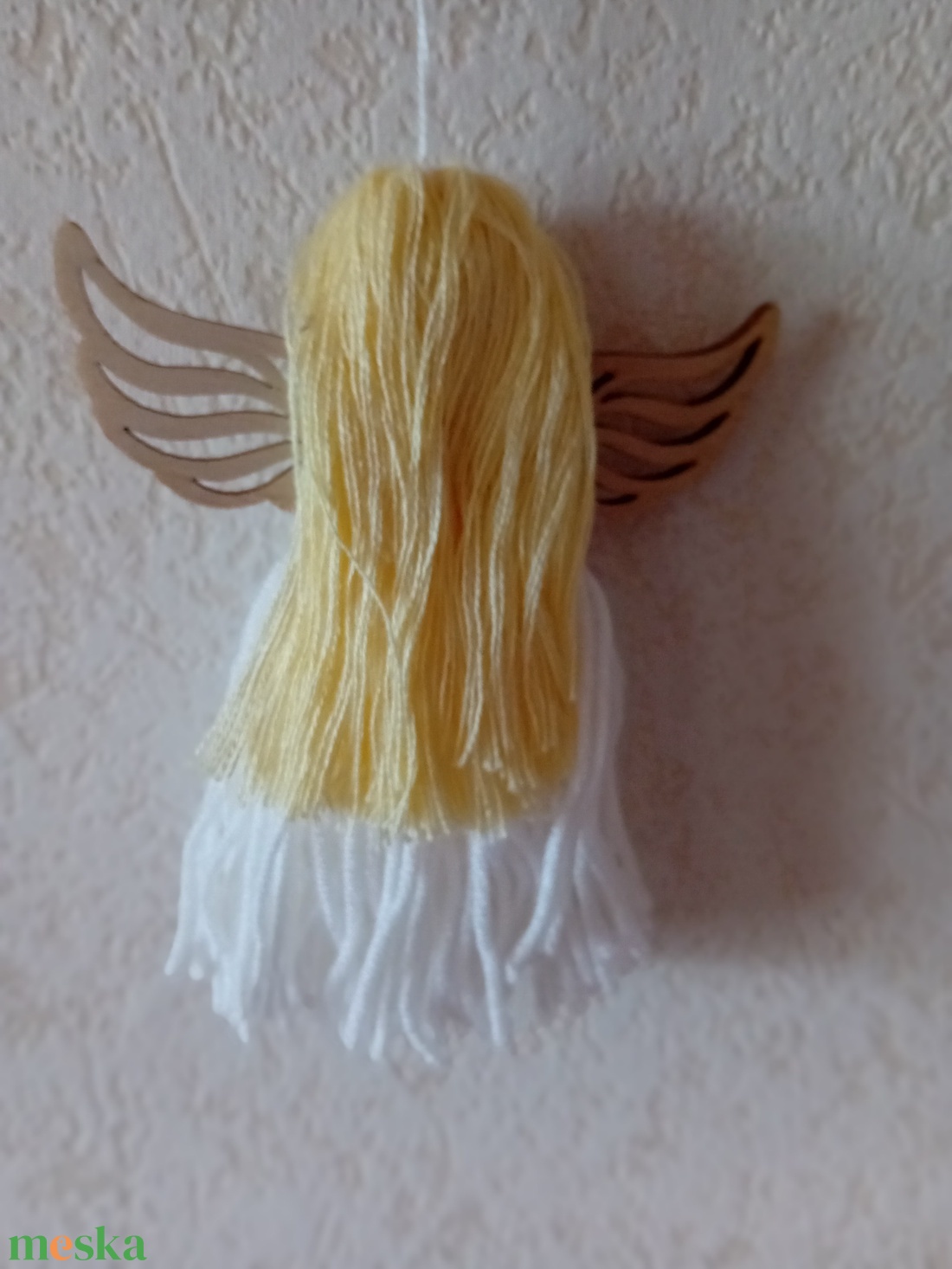 Karácsonyi fonal angyalka - karácsony - karácsonyi lakásdekoráció - karácsonyfadíszek - Meska.hu Karácsonyi fonal angyalka - karácsony - karácsonyi lakásdekoráció - karácsonyfadíszek - Meska.hu