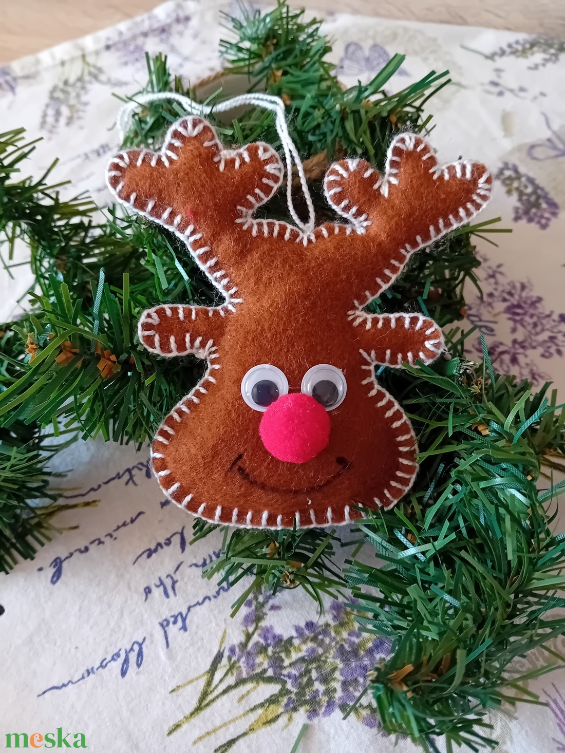 Karácsonyi szarvas  függő  - karácsony - karácsonyi lakásdekoráció - karácsonyfadíszek - Meska.hu Karácsonyi szarvas  függő  - karácsony - karácsonyi lakásdekoráció - karácsonyfadíszek - Meska.hu