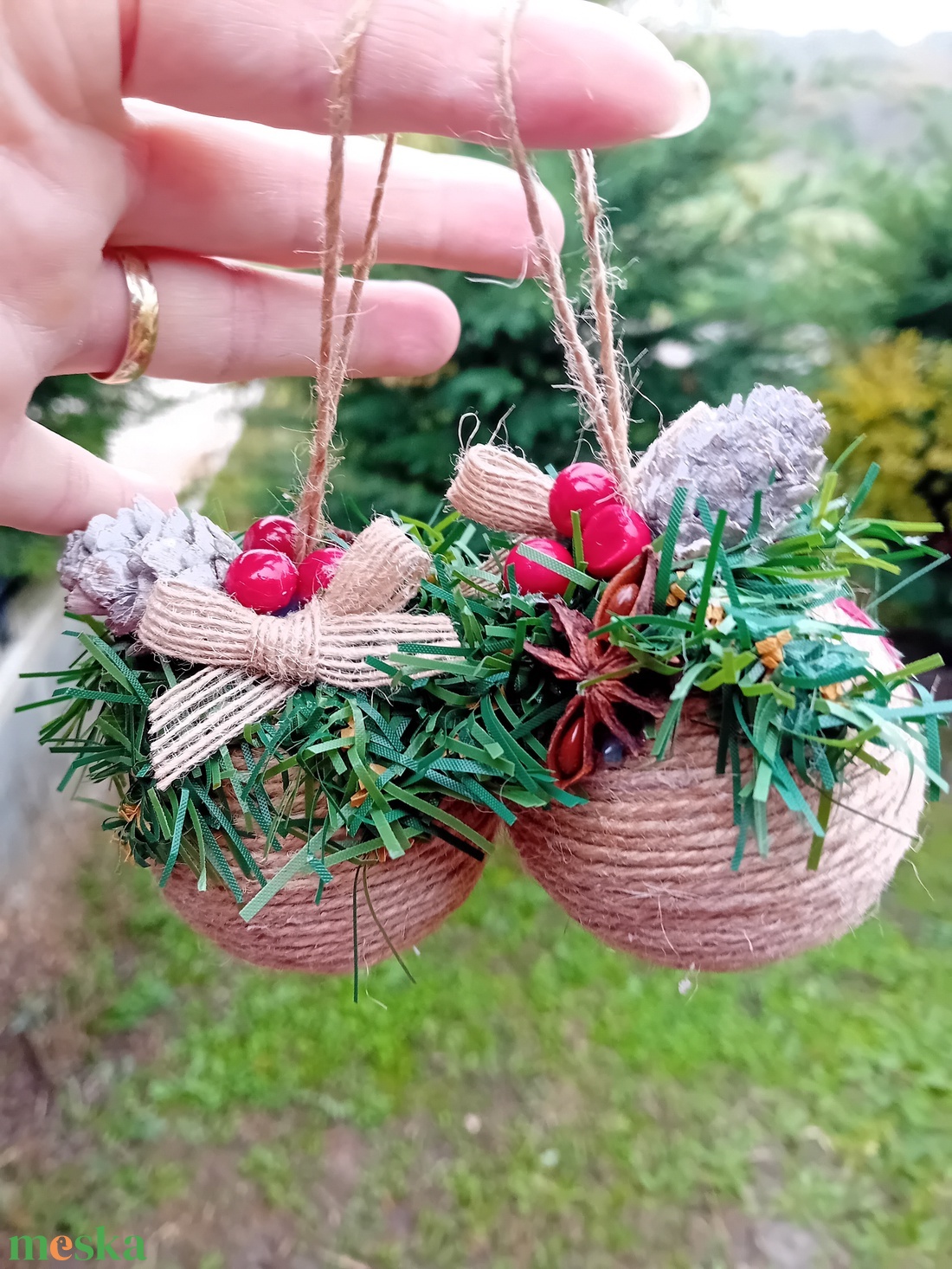 Karácsonyfadísz gömb - karácsony - karácsonyi lakásdekoráció - karácsonyi lakásdíszek - Meska.hu Karácsonyfadísz gömb - karácsony - karácsonyi lakásdekoráció - karácsonyi lakásdíszek - Meska.hu