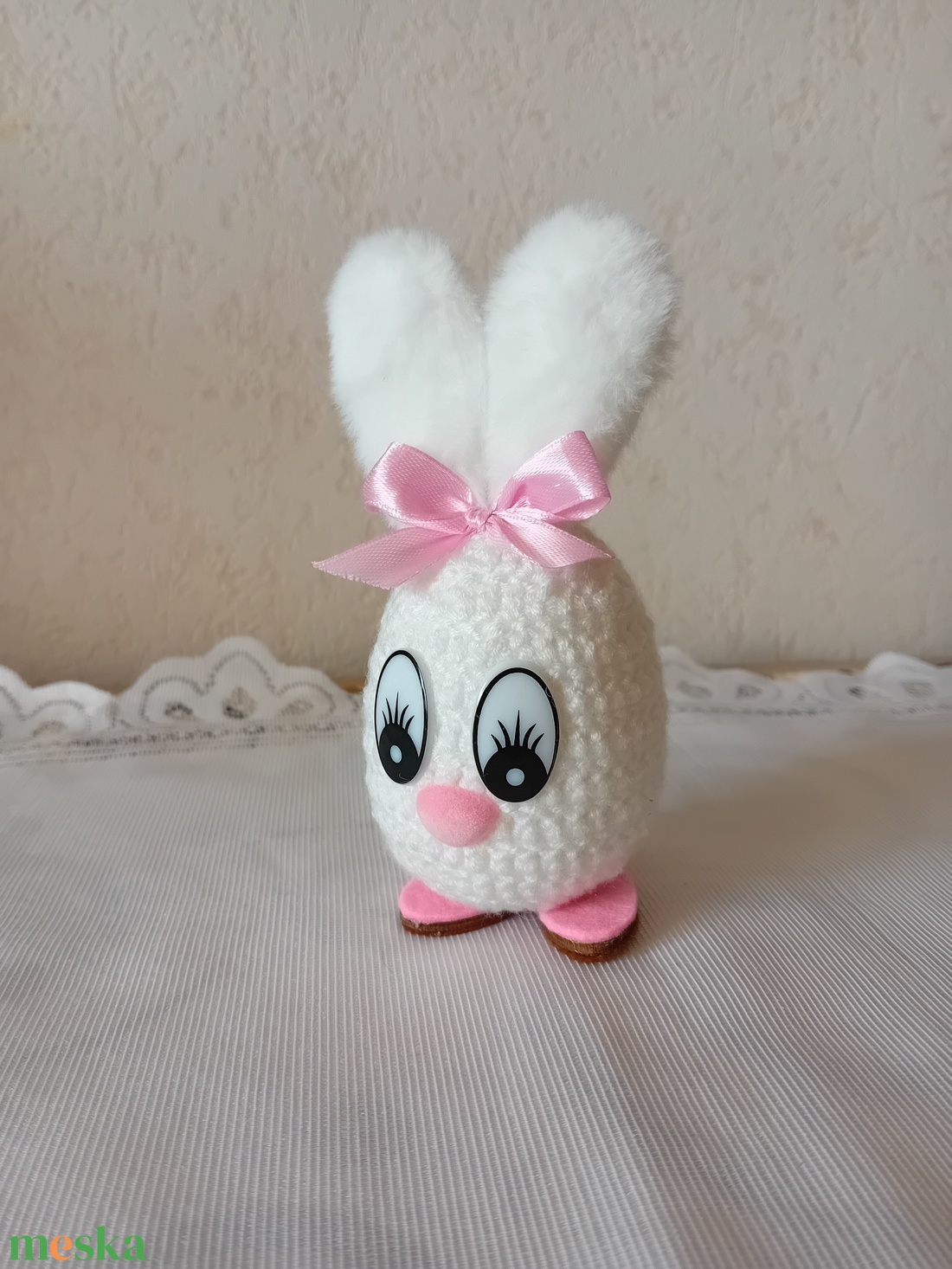 Húsvéti pillás tojásnyuszi  - otthon & életmód - dekoráció - asztal és polc dekoráció - asztaldísz - Meska.hu