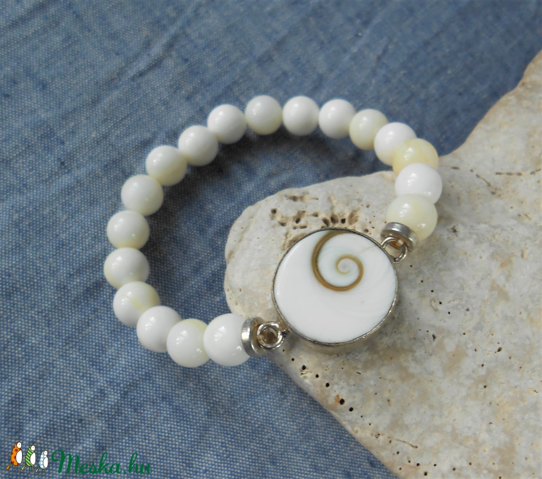 Shiva szeme karkötő - ékszer - karkötő - bogyós karkötő - Meska.hu