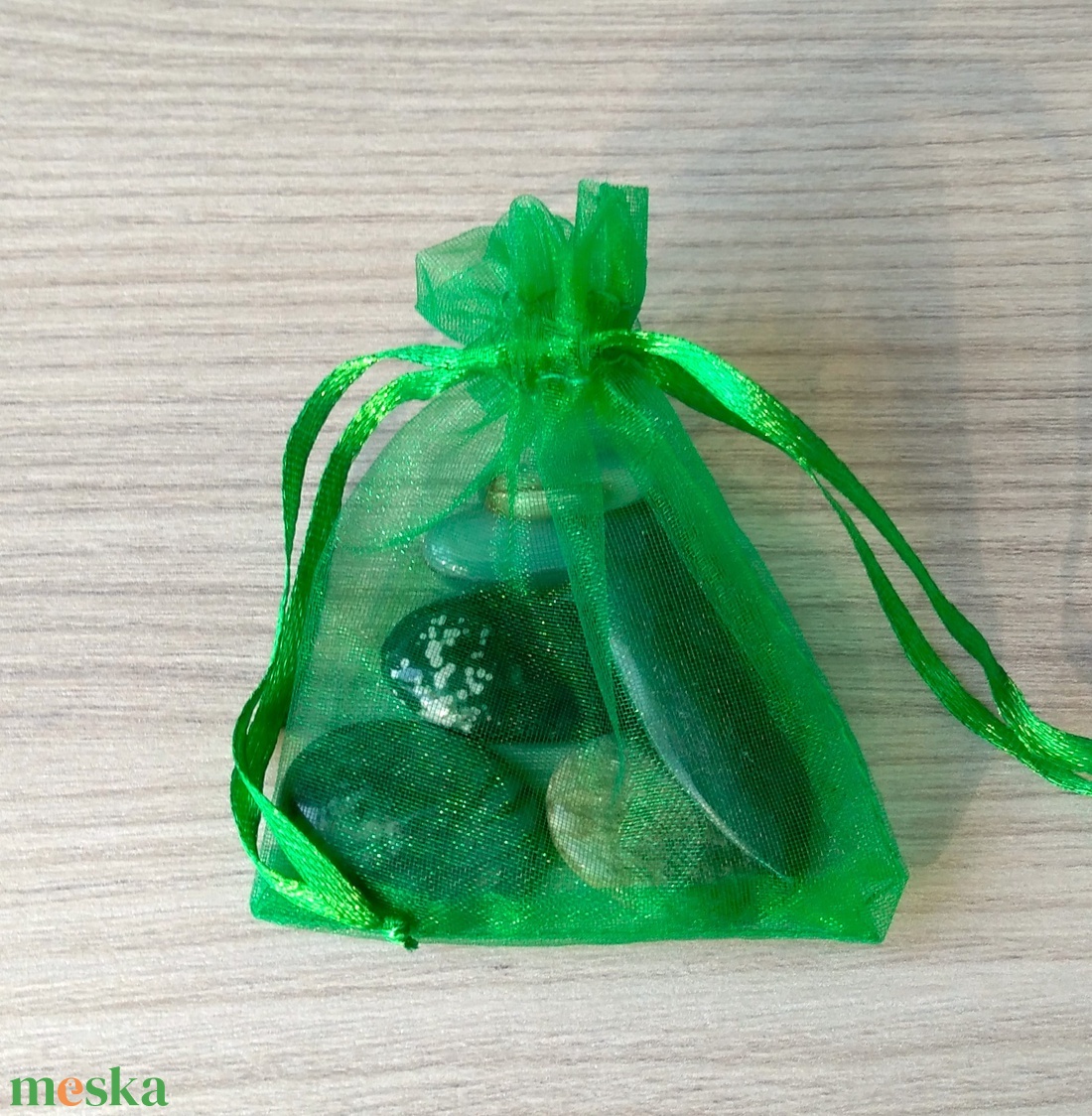 6 db ásvány kaboson ajándék zacskóban 23. - kellékek & szerszámok - gyöngyfűzés kellékek - cabochon - Meska.hu