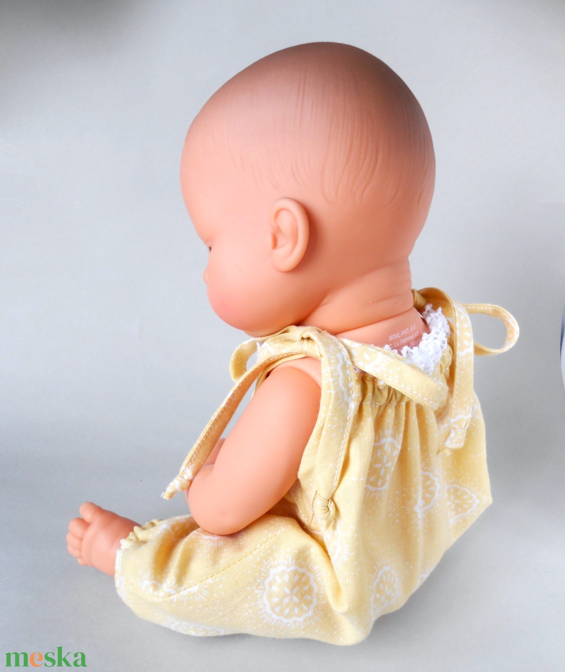 Vajsárga napozó, 30-32 cm-s bébi babákra - játék & sport - baba & babaház - babaruha, babakellék - Meska.hu Vajsárga napozó, 30-32 cm-s bébi babákra - játék & sport - baba & babaház - babaruha, babakellék - Meska.hu
