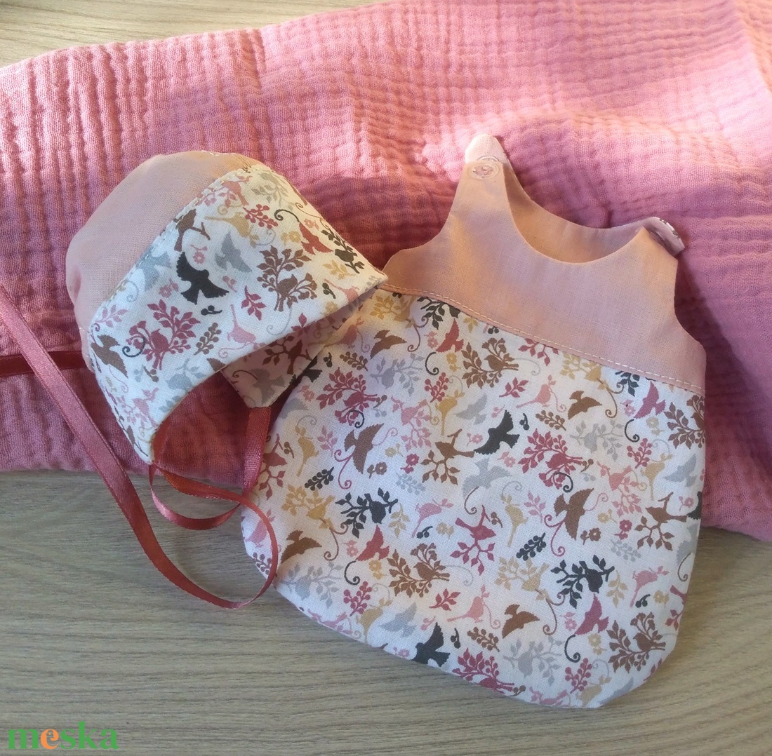Madárkás hálózsák 20 cm-s babáknak - játék & sport - baba & babaház - babaruha, babakellék - Meska.hu Madárkás hálózsák 20 cm-s babáknak - játék & sport - baba & babaház - babaruha, babakellék - Meska.hu