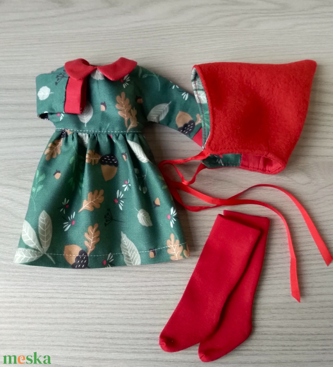 Erdei manócska ruha Paola Reina babáknak - játék & sport - baba & babaház - babaruha, babakellék - Meska.hu