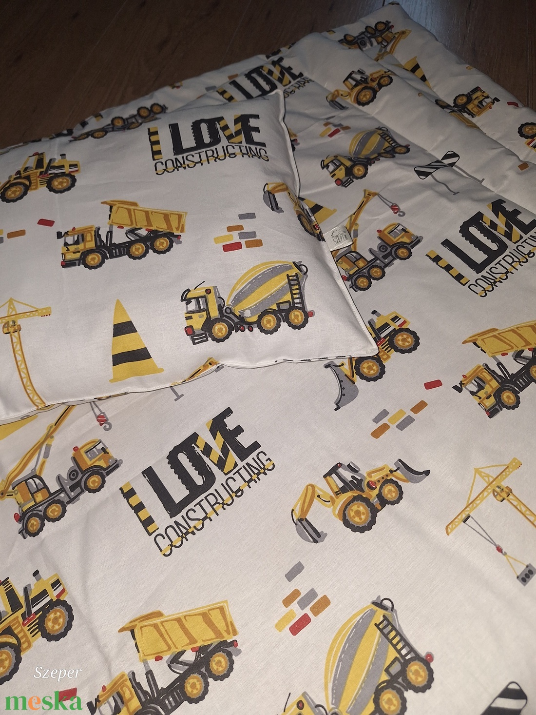 Szeper ovis, bölcsis ágynemű szett - játék & sport - ovis felszerelés - ovis ágynemű - Meska.hu