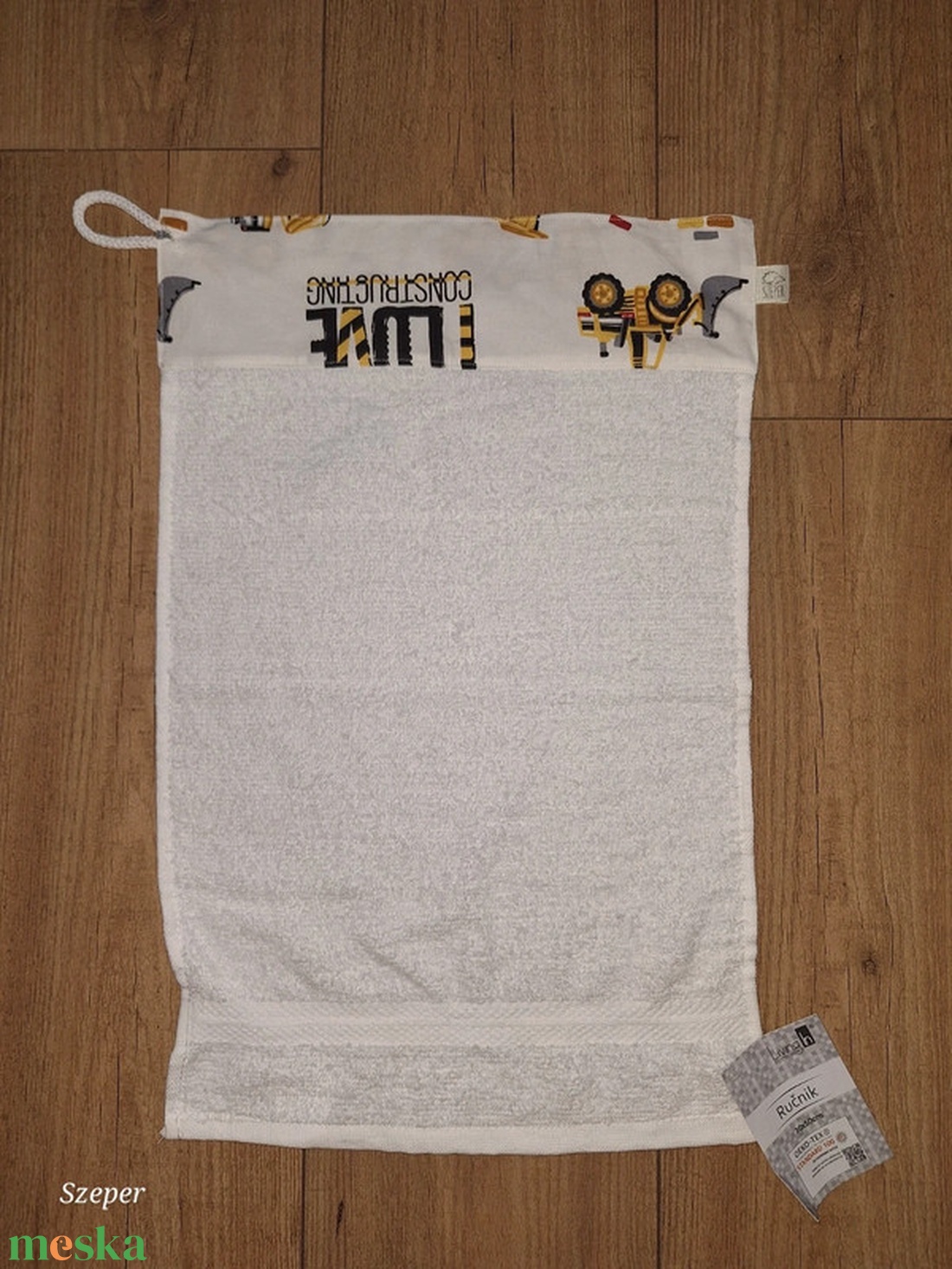 Szeper ovis, bölcsis kéztörlő, kistörcsi - játék & sport - ovis felszerelés - egyéb ovis kiegészítő - Meska.hu