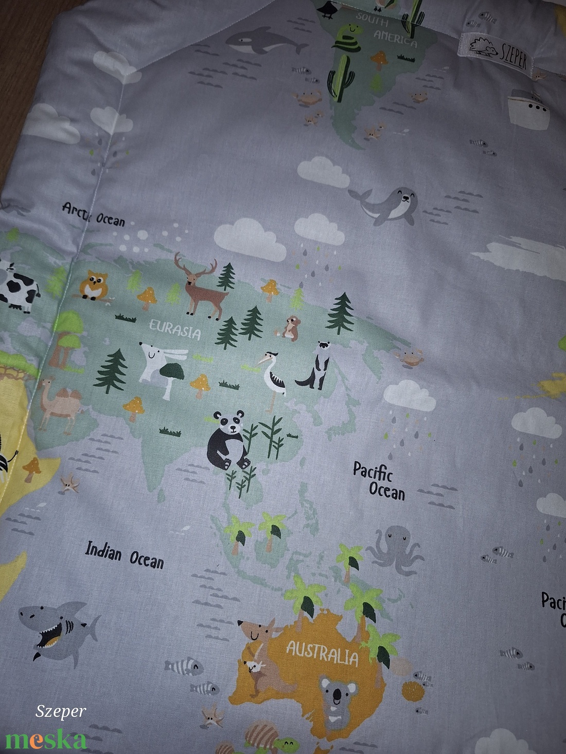 Bölcsis, ovis takaró párna szett bélelt lepedővel - játék & sport - ovis felszerelés - ovis szett - Meska.hu