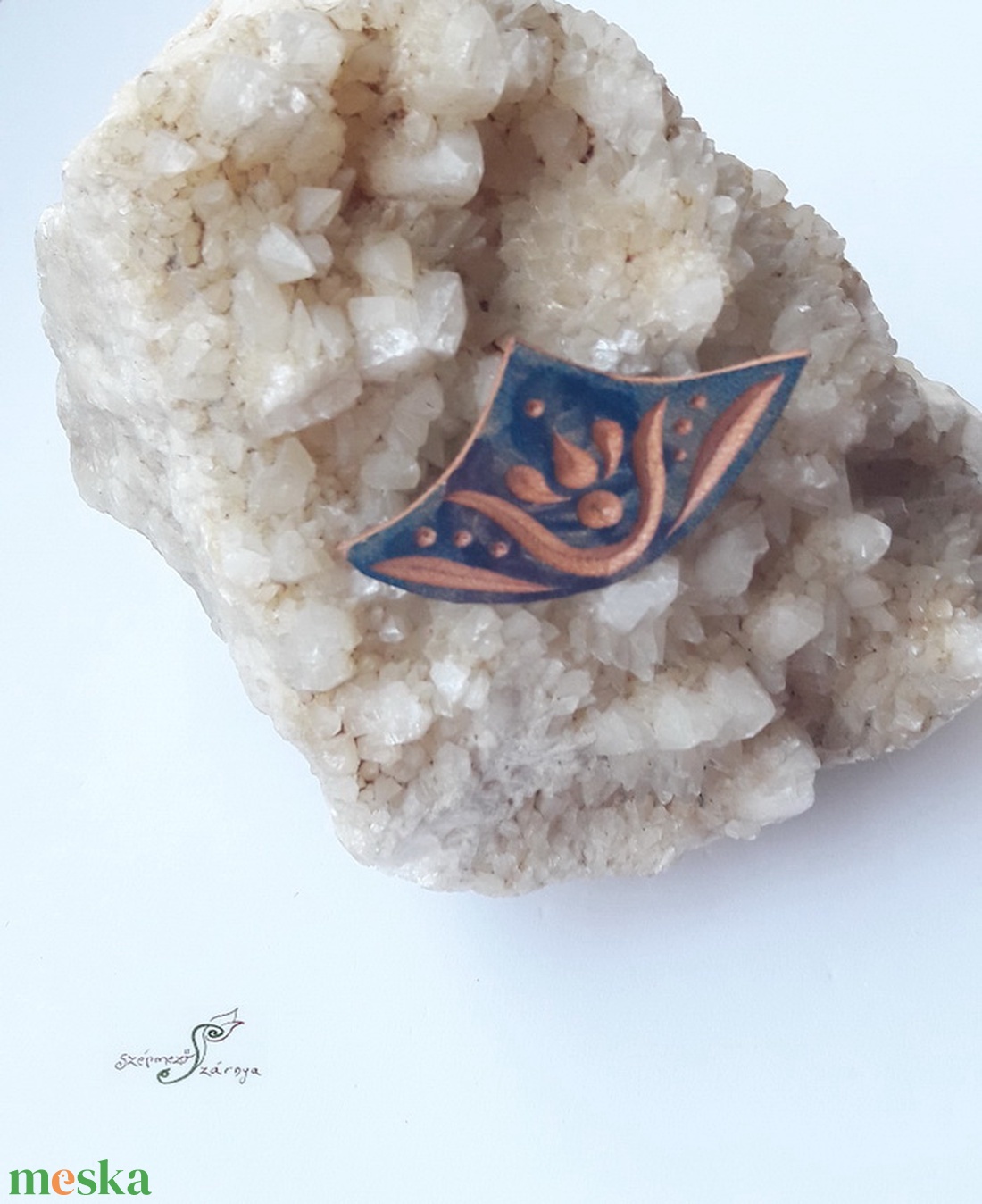 Kékség - bőr kitűző, bross, ruhakapocs - ékszer - kitűző és bross - kitűző - Meska.hu Kékség - bőr kitűző, bross, ruhakapocs - ékszer - kitűző és bross - kitűző - Meska.hu