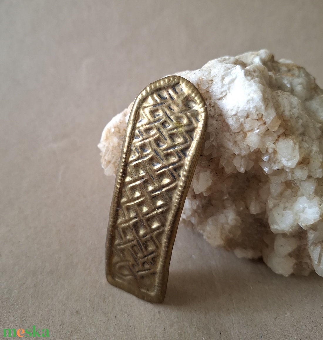 Honfoglaláskori - ötvös réz francia csat - ruha & divat - hajdísz & hajcsat - hajdísz - Meska.hu