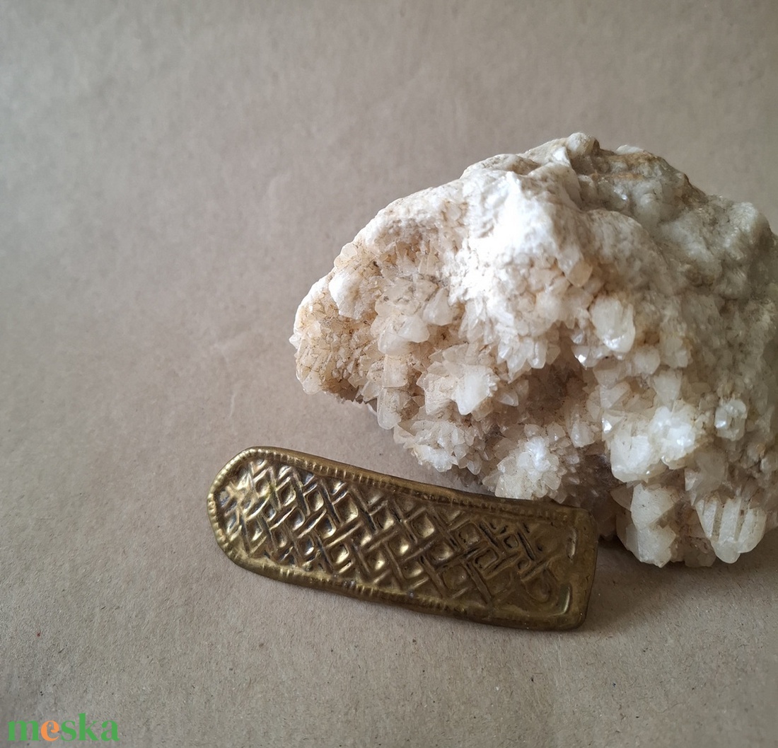 Honfoglaláskori - ötvös réz francia csat - ruha & divat - hajdísz & hajcsat - hajdísz - Meska.hu