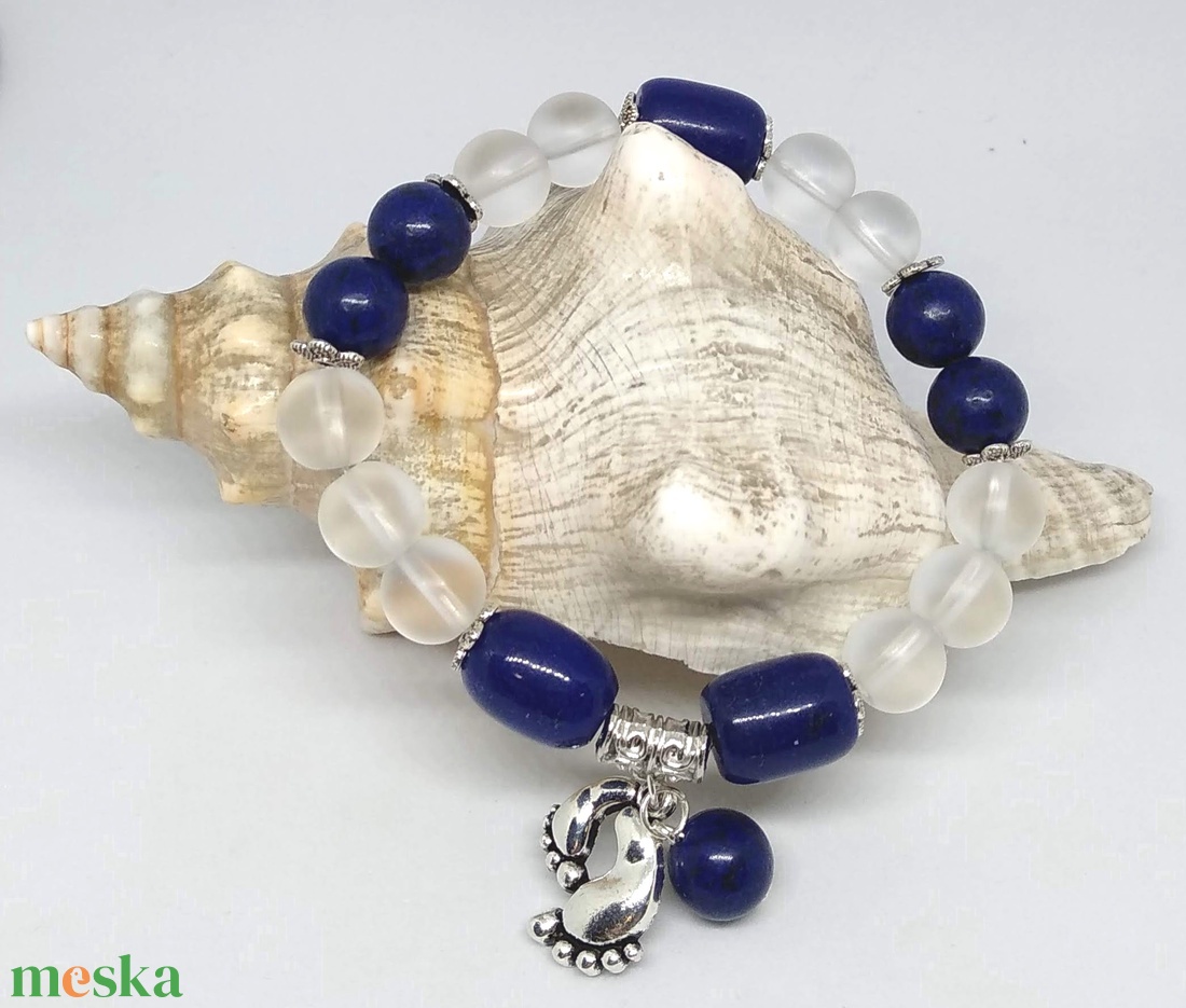 Lapis lazuli Fiú babaváró karkötő - ékszer - karkötő - ásványkarkötő - Meska.hu Lapis lazuli Fiú babaváró karkötő - ékszer - karkötő - ásványkarkötő - Meska.hu