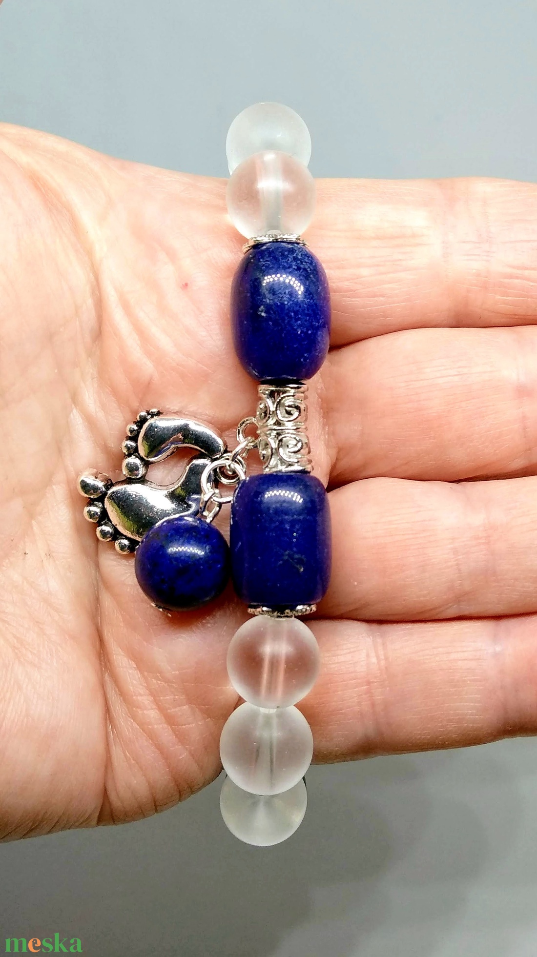 Lapis lazuli Fiú babaváró karkötő - ékszer - karkötő - ásványkarkötő - Meska.hu Lapis lazuli Fiú babaváró karkötő - ékszer - karkötő - ásványkarkötő - Meska.hu