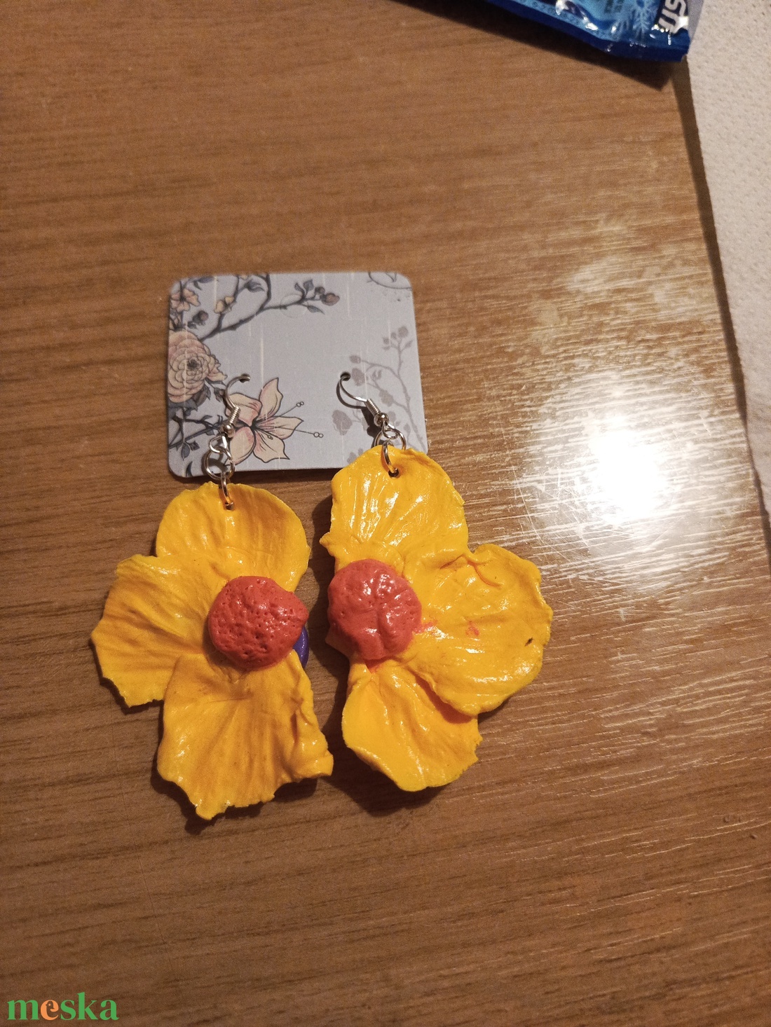 Virág fülbevaló  - ékszer - fülbevaló - fülékszer - Meska.hu