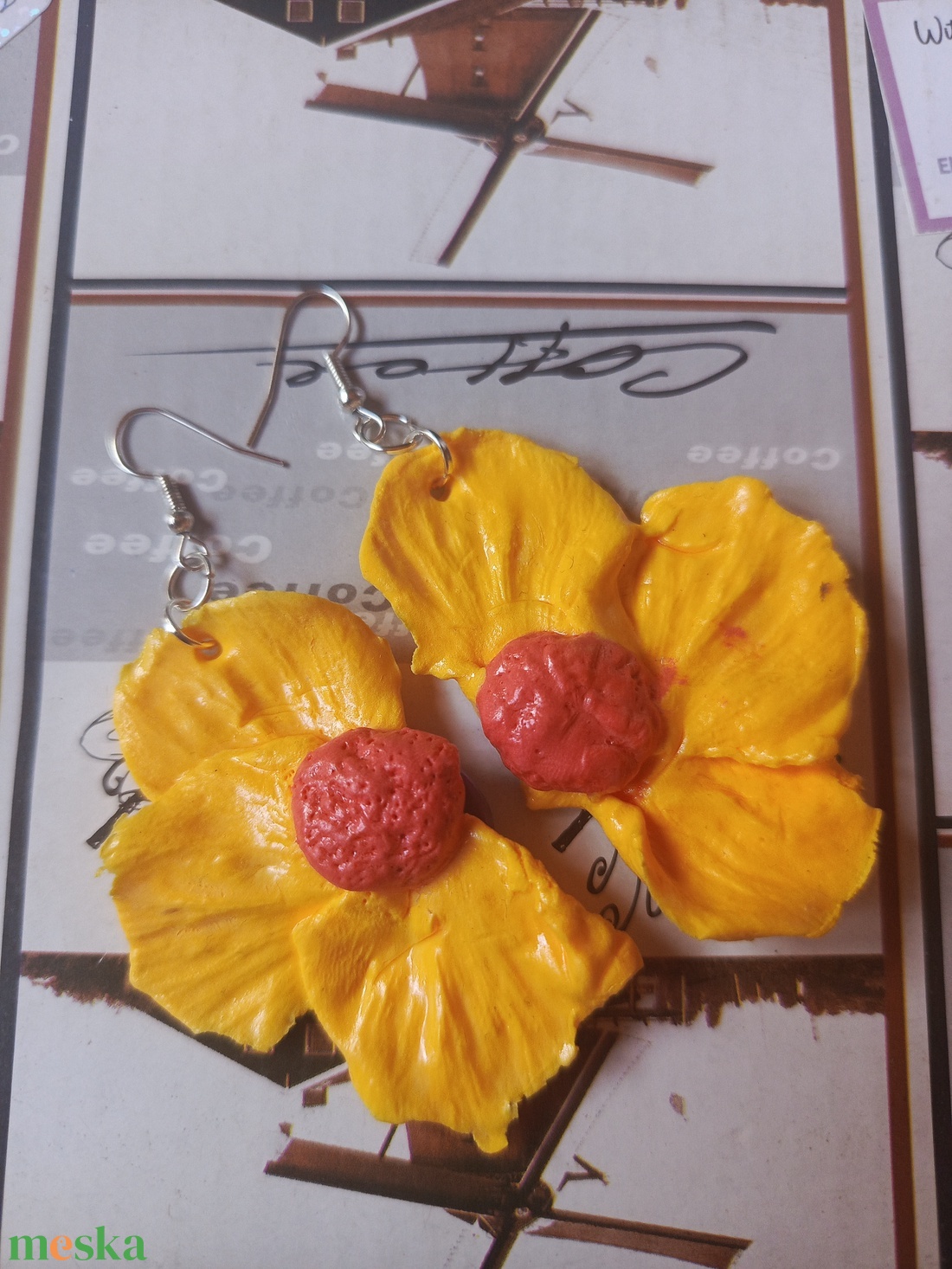 Virág fülbevaló  - ékszer - fülbevaló - fülékszer - Meska.hu