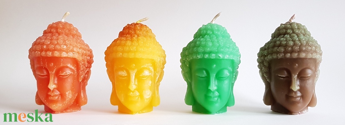 Nagy BuddhaFej gyertya -  - Meska.hu