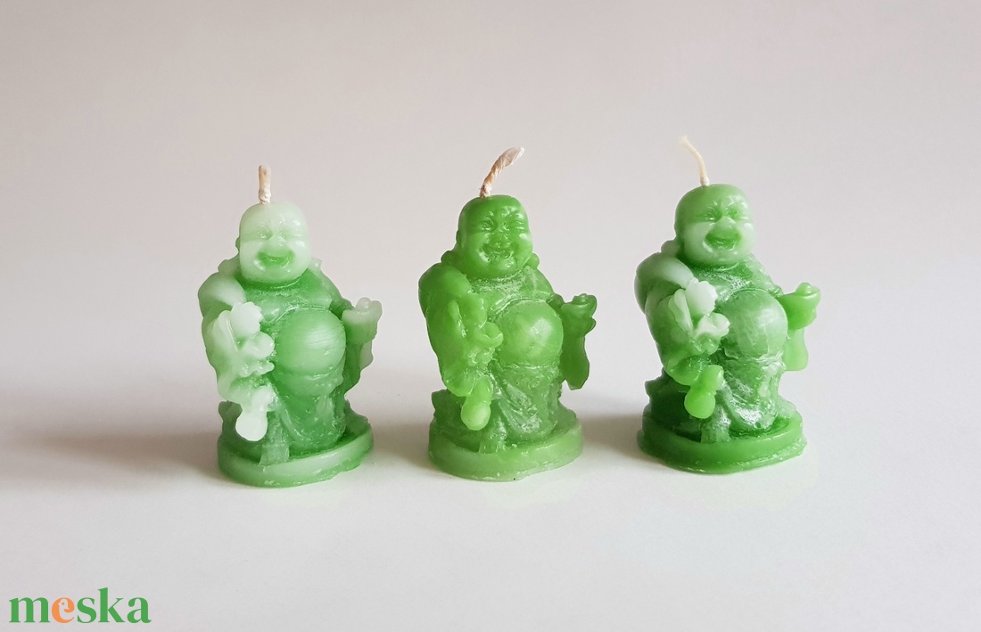 Zöld KisBuddha Gyertya Csomag - - Meska.hu Zöld KisBuddha Gyertya Csomag - - Meska.hu