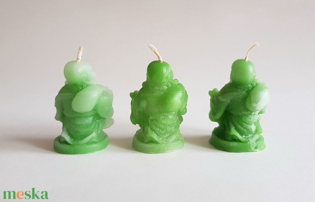 Zöld KisBuddha Gyertya Csomag - - Meska.hu Zöld KisBuddha Gyertya Csomag - - Meska.hu