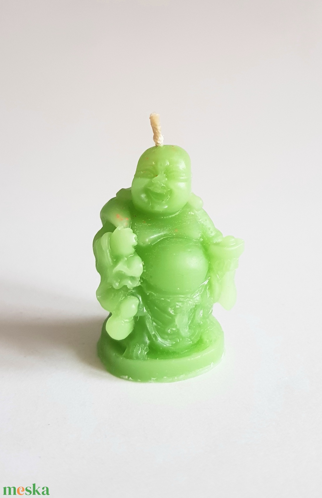 Zöld Kis Buddha Gyertya -  - Meska.hu
