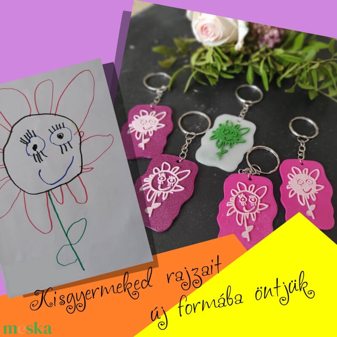 Gyerekrajzból ajándéktárgy - táska & tok - kulcstartó & táskadísz - kulcstartó - Meska.hu Gyerekrajzból ajándéktárgy - táska & tok - kulcstartó & táskadísz - kulcstartó - Meska.hu