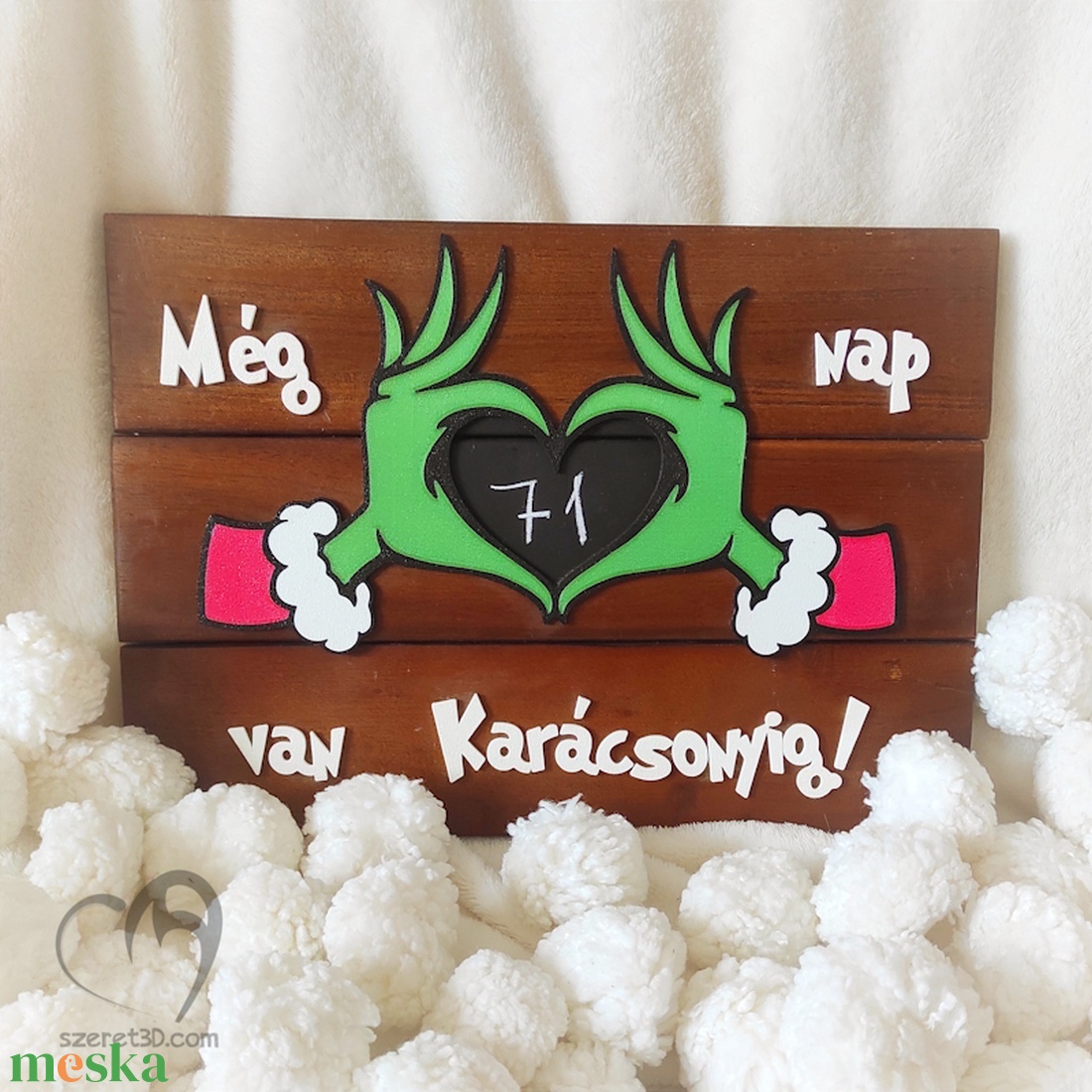 Grincs karácsonyi visszaszámláló - 2 változatban - karácsony - adventi díszek - adventi naptár - Meska.hu Grincs karácsonyi visszaszámláló - 2 változatban - karácsony - adventi díszek - adventi naptár - Meska.hu