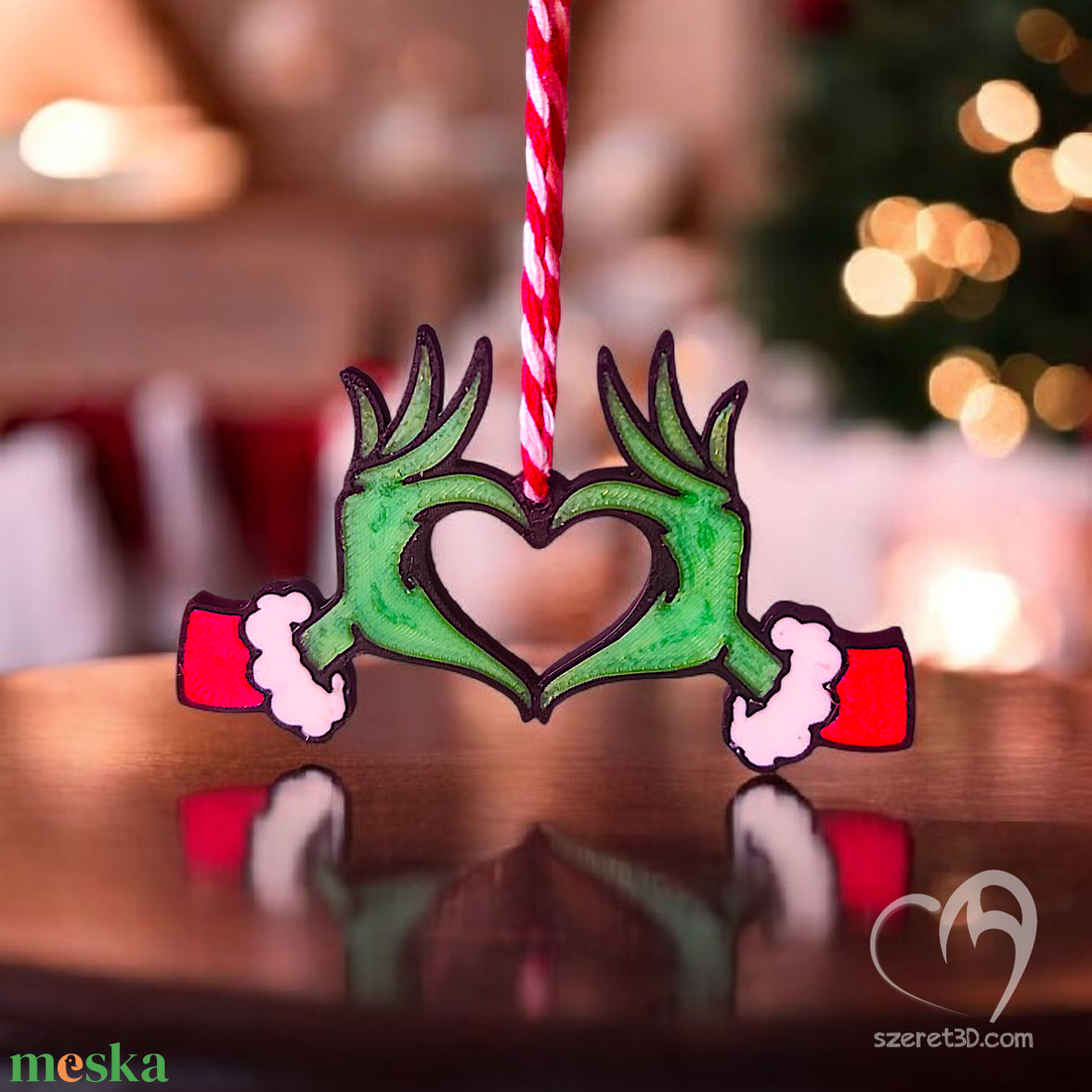 Grincs karácsonyfadísz - Többféle változatban - karácsony - karácsonyi lakásdekoráció - karácsonyfadíszek - Meska.hu
