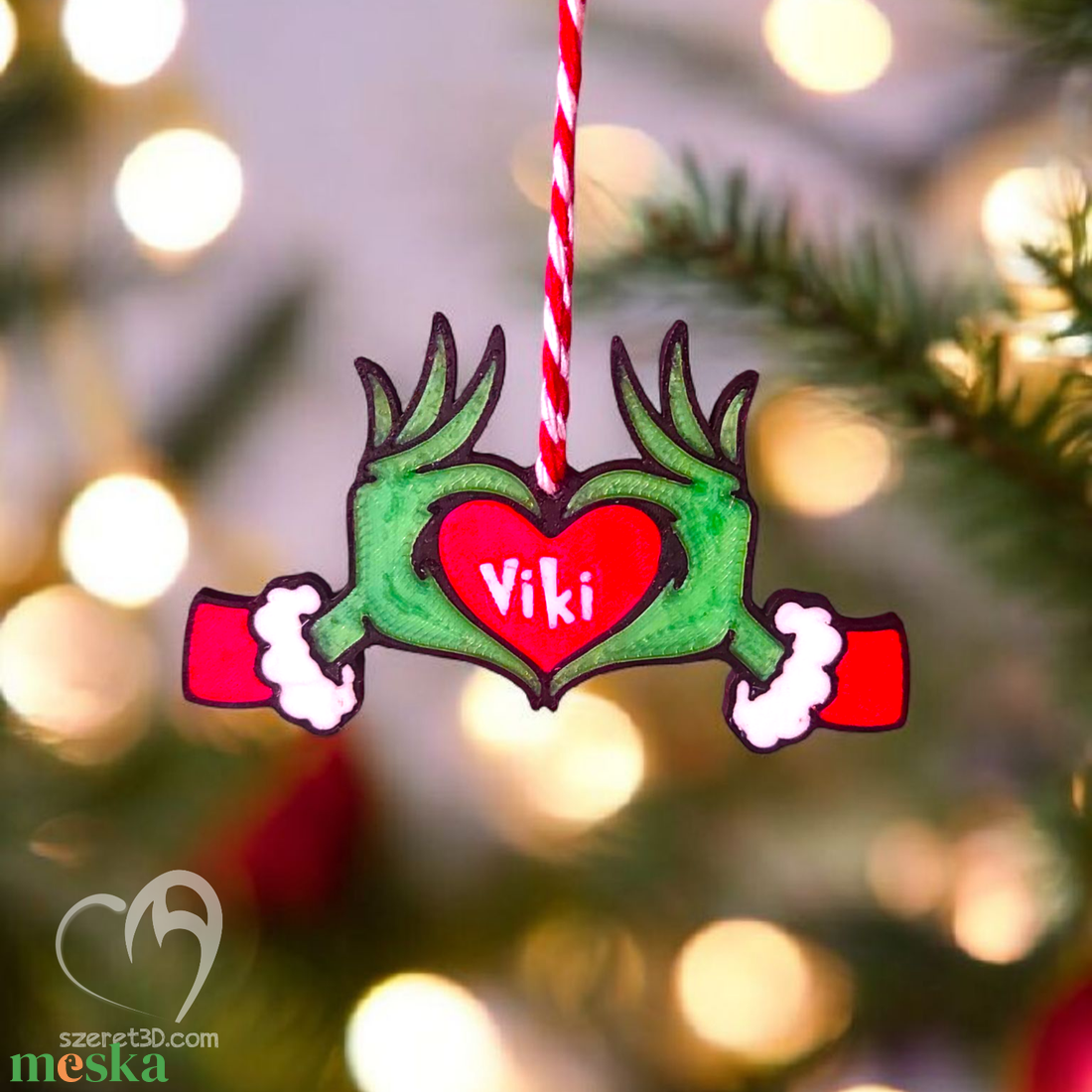 Grincs karácsonyfadísz - Többféle változatban - karácsony - karácsonyi lakásdekoráció - karácsonyfadíszek - Meska.hu