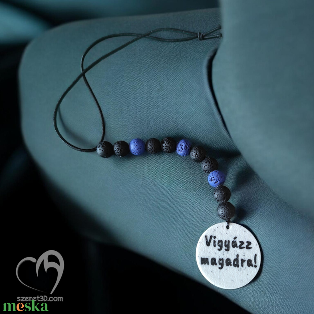 Lávakő autóillatosító személyes bilétával � többféle színből - otthon & életmód - autó - autós illatosító - Meska.hu