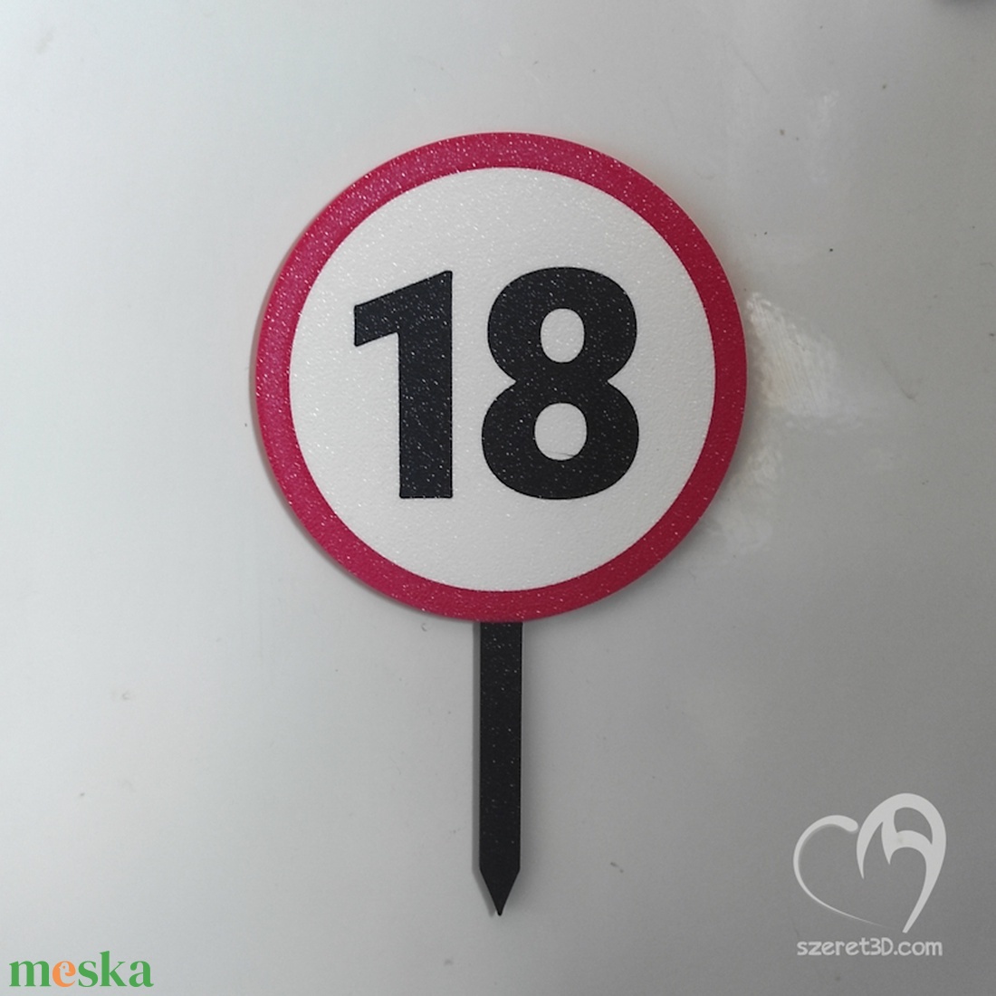 18 karikás tortadísz és hűtőmágnes egyben - otthon & életmód - konyhafelszerelés, tálalás - konyhai dekoráció - hűtőmágnes - Meska.hu