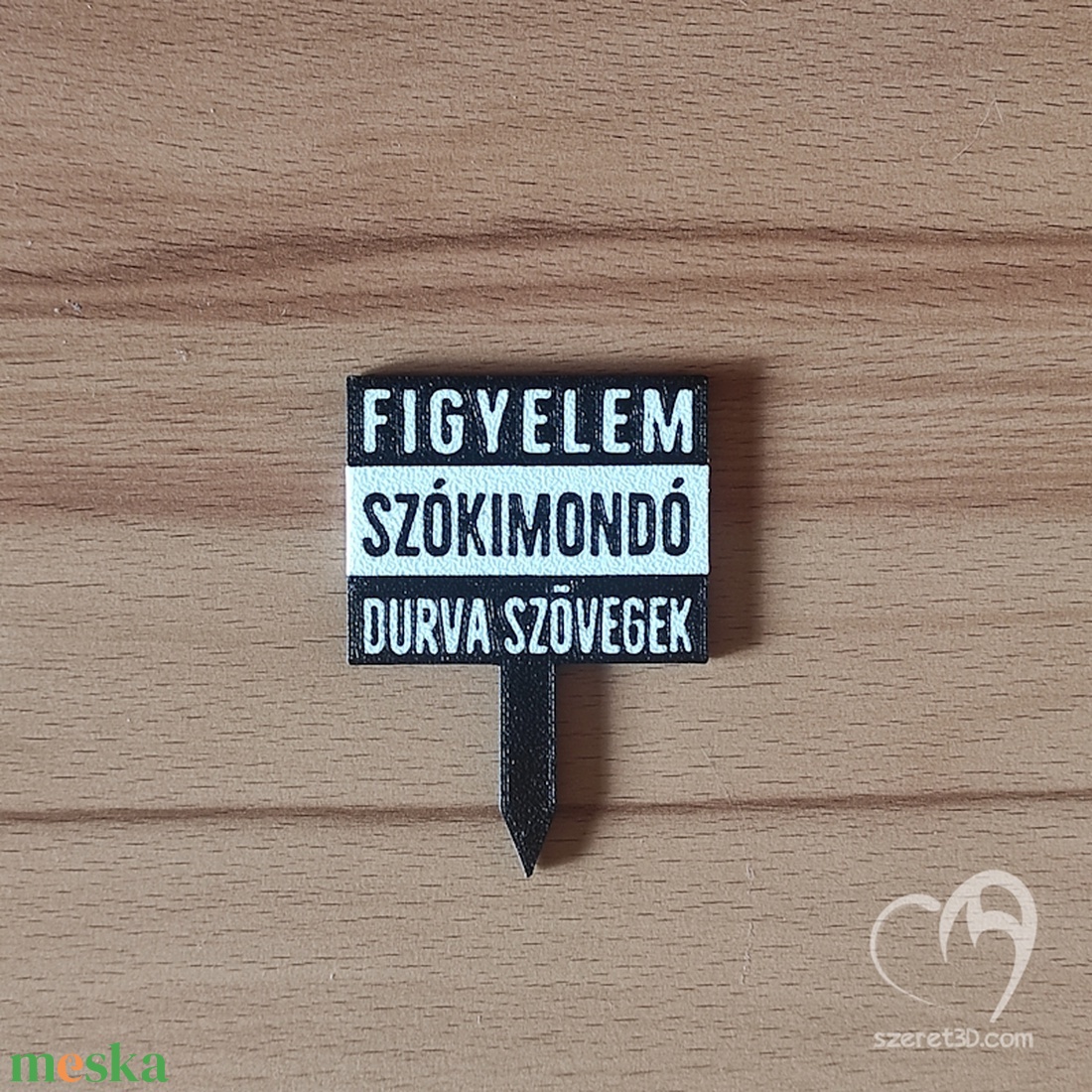 Szókimondó szövegek tortadísz és hűtőmágnes egyben - otthon & életmód - konyhafelszerelés, tálalás - konyhai dekoráció - hűtőmágnes - Meska.hu