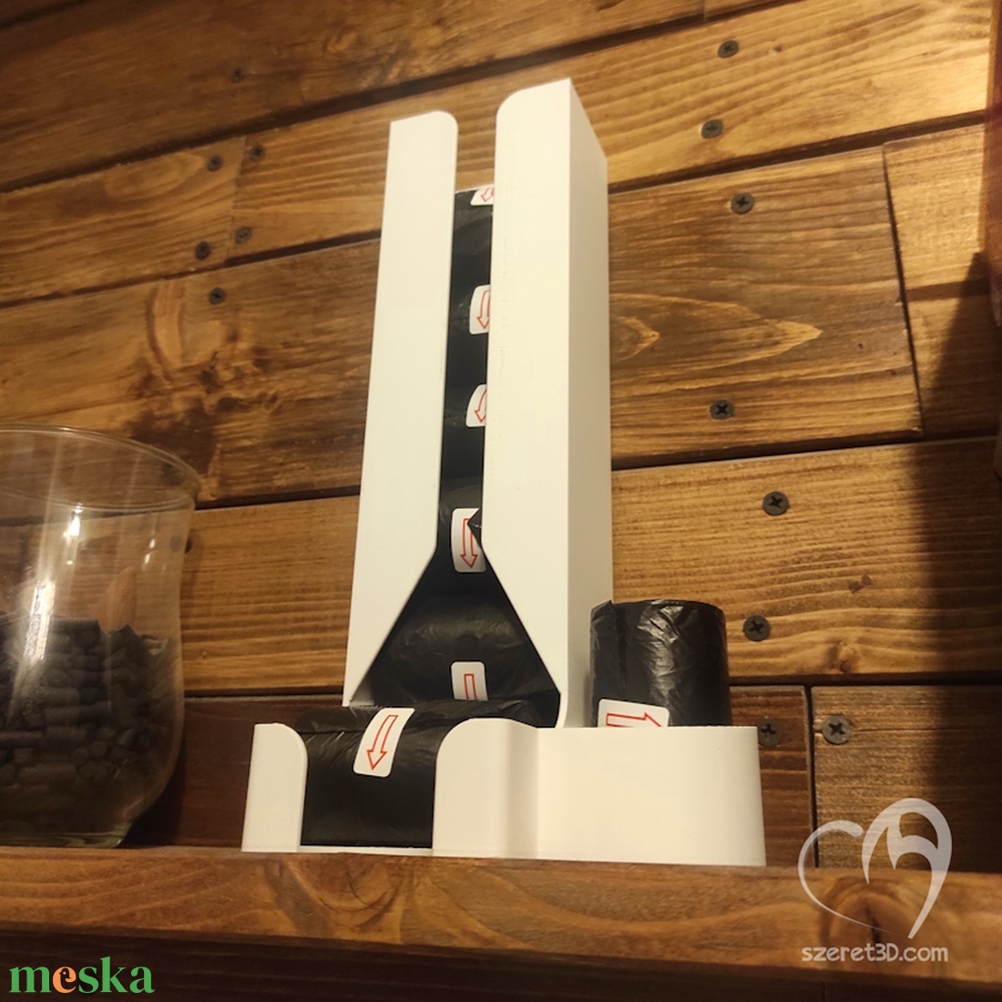 Macskaalom zacskó tartó - otthon & életmód - kisállatoknak - cicáknak & macskáknak - Meska.hu