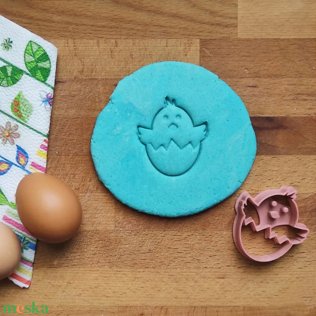 Húsvéti sütikiszúró � Csibe, Tyúk - ünnepi díszek, dekorációk - húsvéti díszek és dekorációk - húsvéti sütikiszúró - Meska.hu